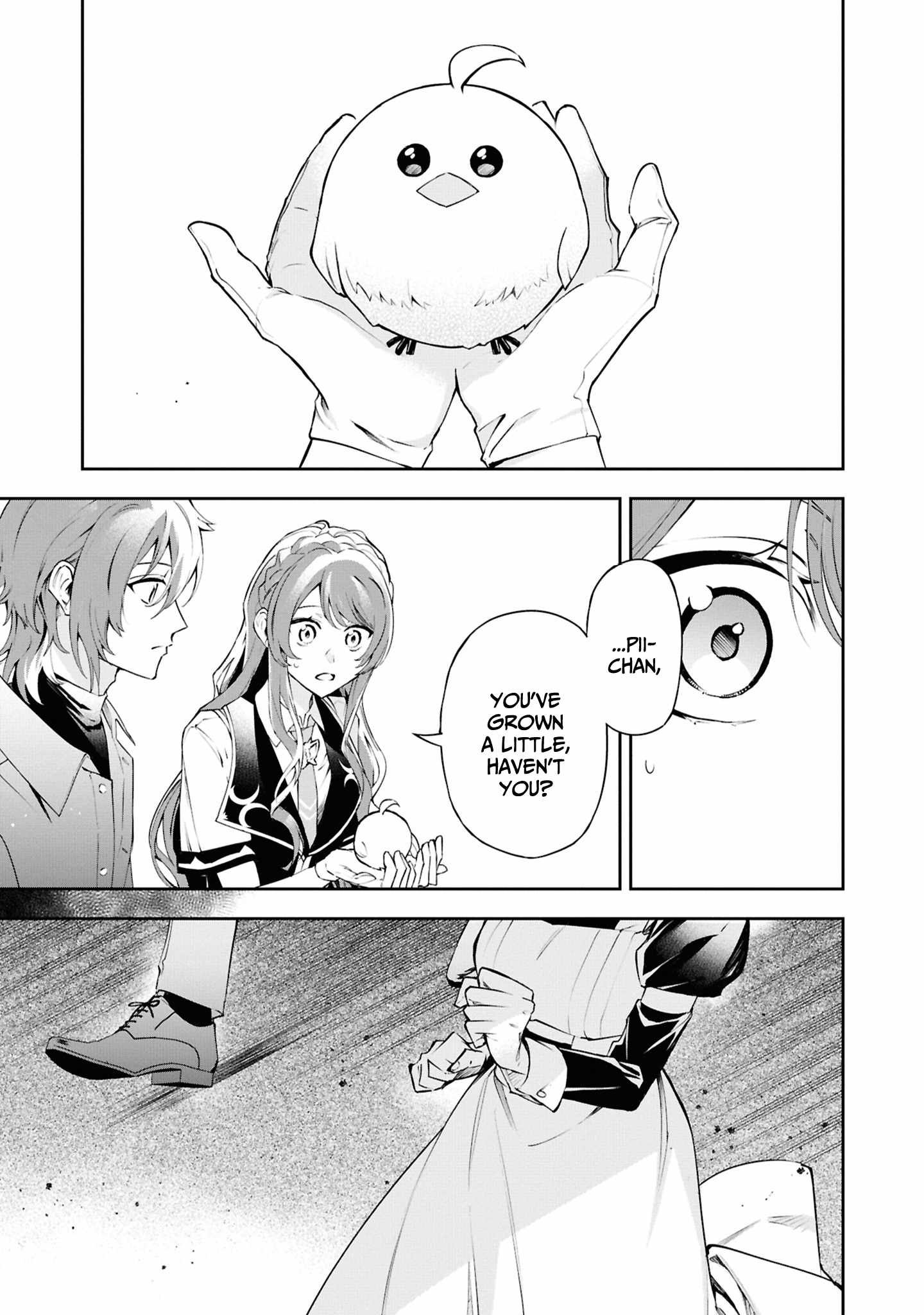 If the villainess and the villain were to meet and fall in love ~It seems the shunned heroine who formed a contract with an unnamed spirit is fighting with the nobleman yet again~ Chapter 23 page 12 - 