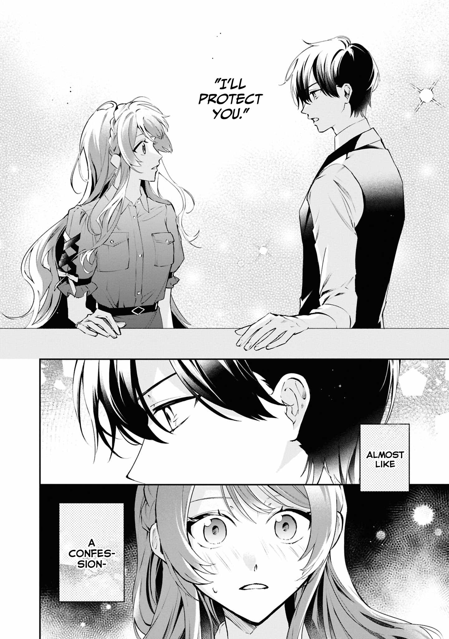 If the villainess and the villain were to meet and fall in love ~It seems the shunned heroine who formed a contract with an unnamed spirit is fighting with the nobleman yet again~ Chapter 23 page 3 - 