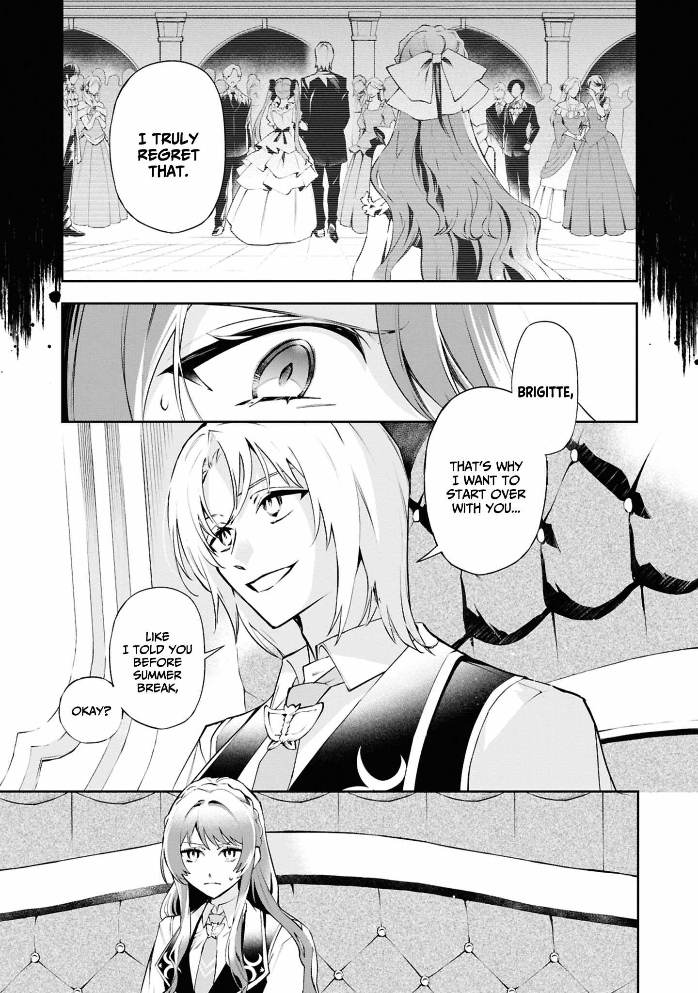 If the villainess and the villain were to meet and fall in love ~It seems the shunned heroine who formed a contract with an unnamed spirit is fighting with the nobleman yet again~ Chapter 23 page 22 - 