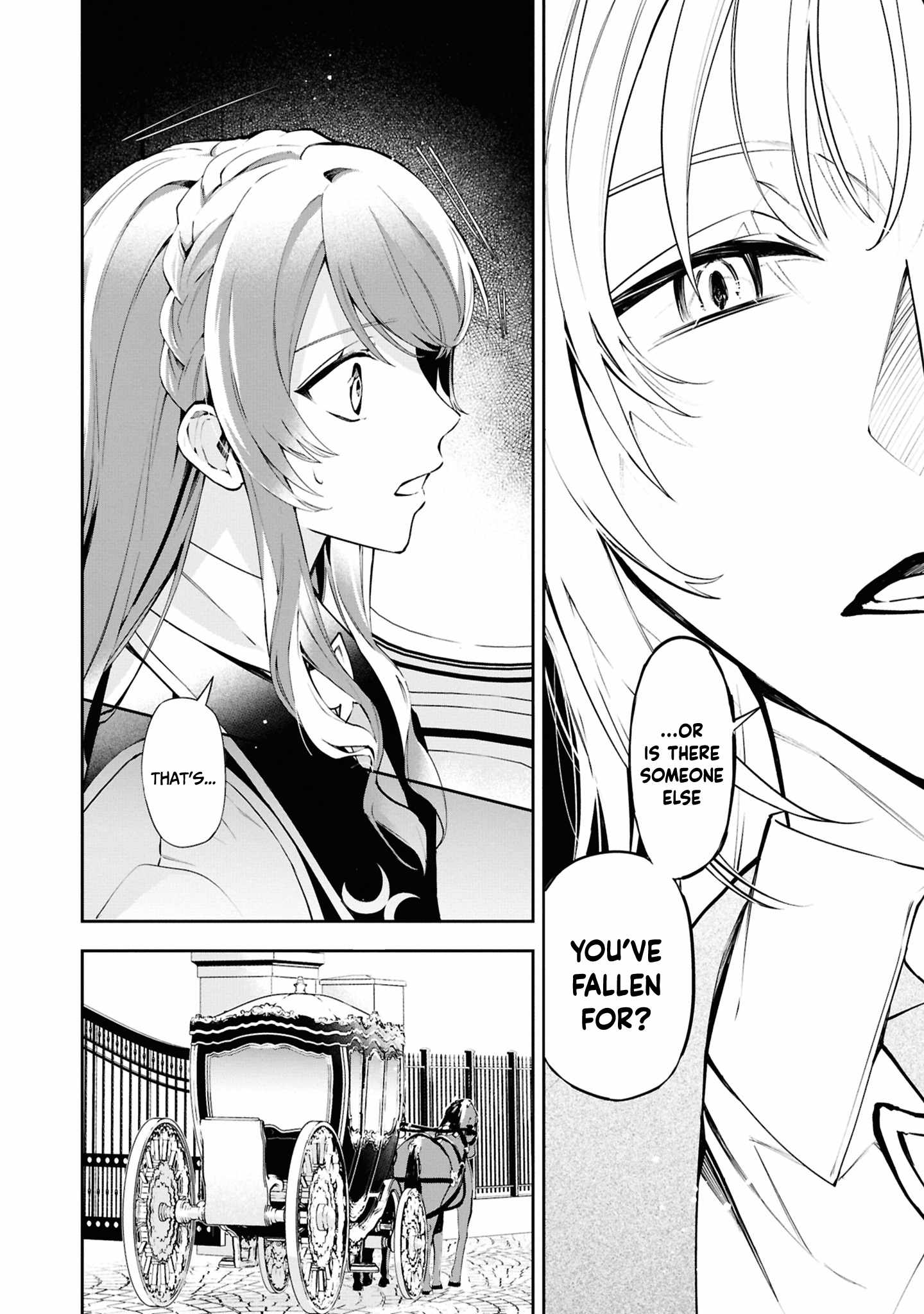 If the villainess and the villain were to meet and fall in love ~It seems the shunned heroine who formed a contract with an unnamed spirit is fighting with the nobleman yet again~ Chapter 23 page 23 - 