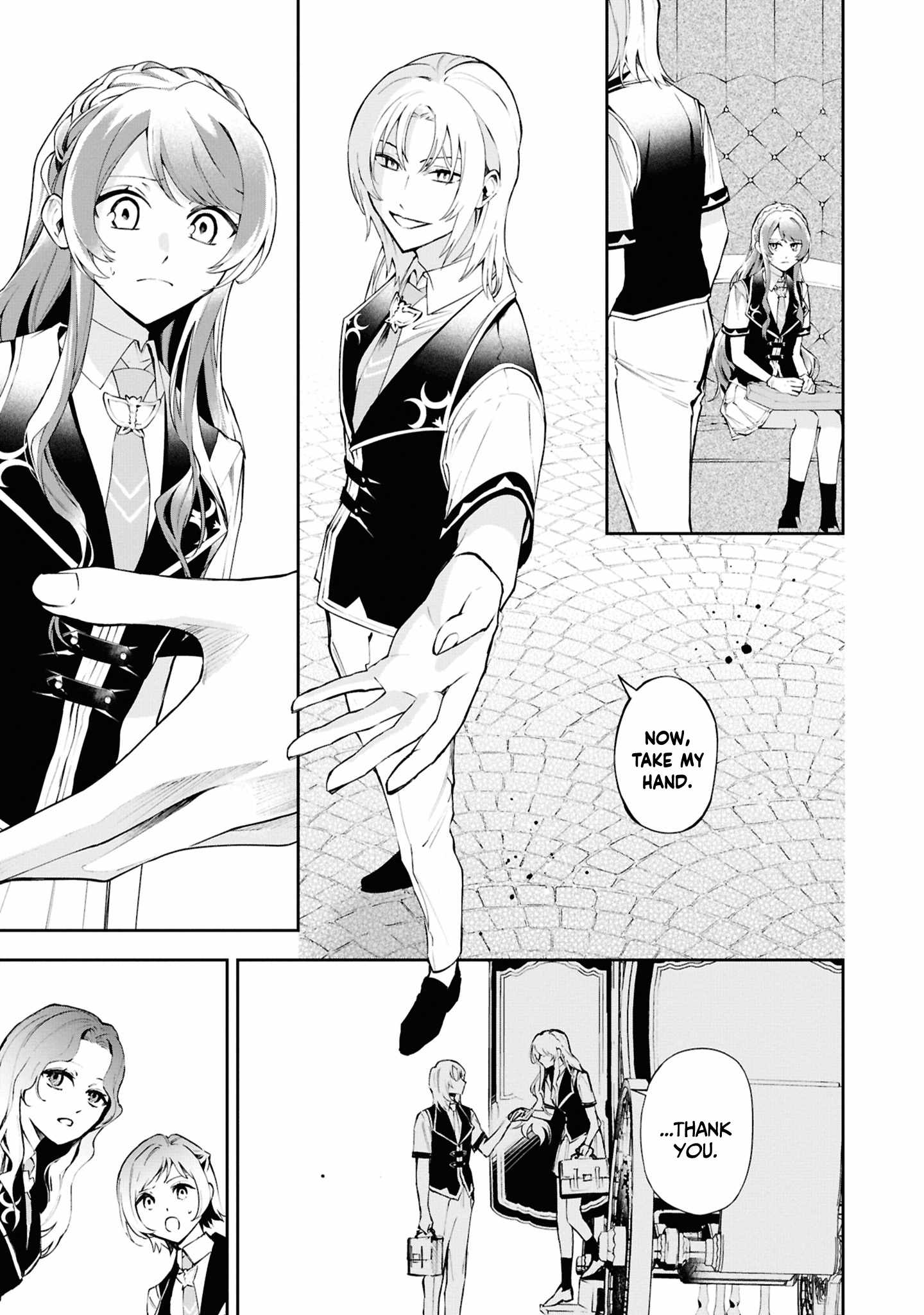 If the villainess and the villain were to meet and fall in love ~It seems the shunned heroine who formed a contract with an unnamed spirit is fighting with the nobleman yet again~ Chapter 23 page 24 - 