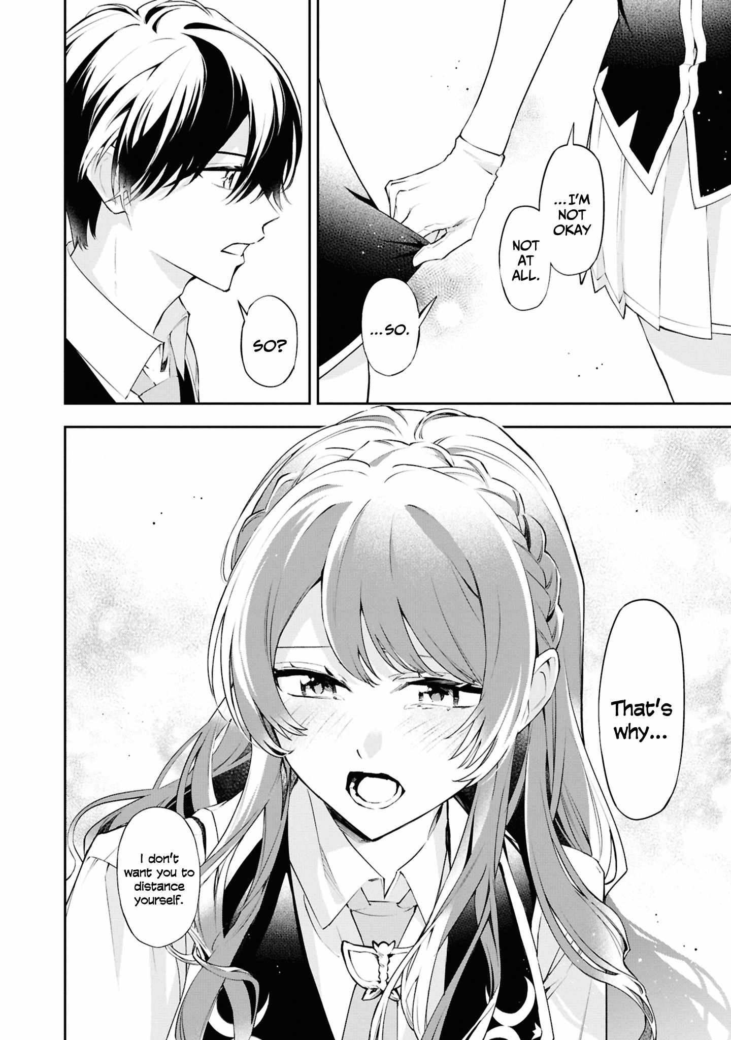 If the villainess and the villain were to meet and fall in love ~It seems the shunned heroine who formed a contract with an unnamed spirit is fighting with the nobleman yet again~ Chapter 24 page 25 - 