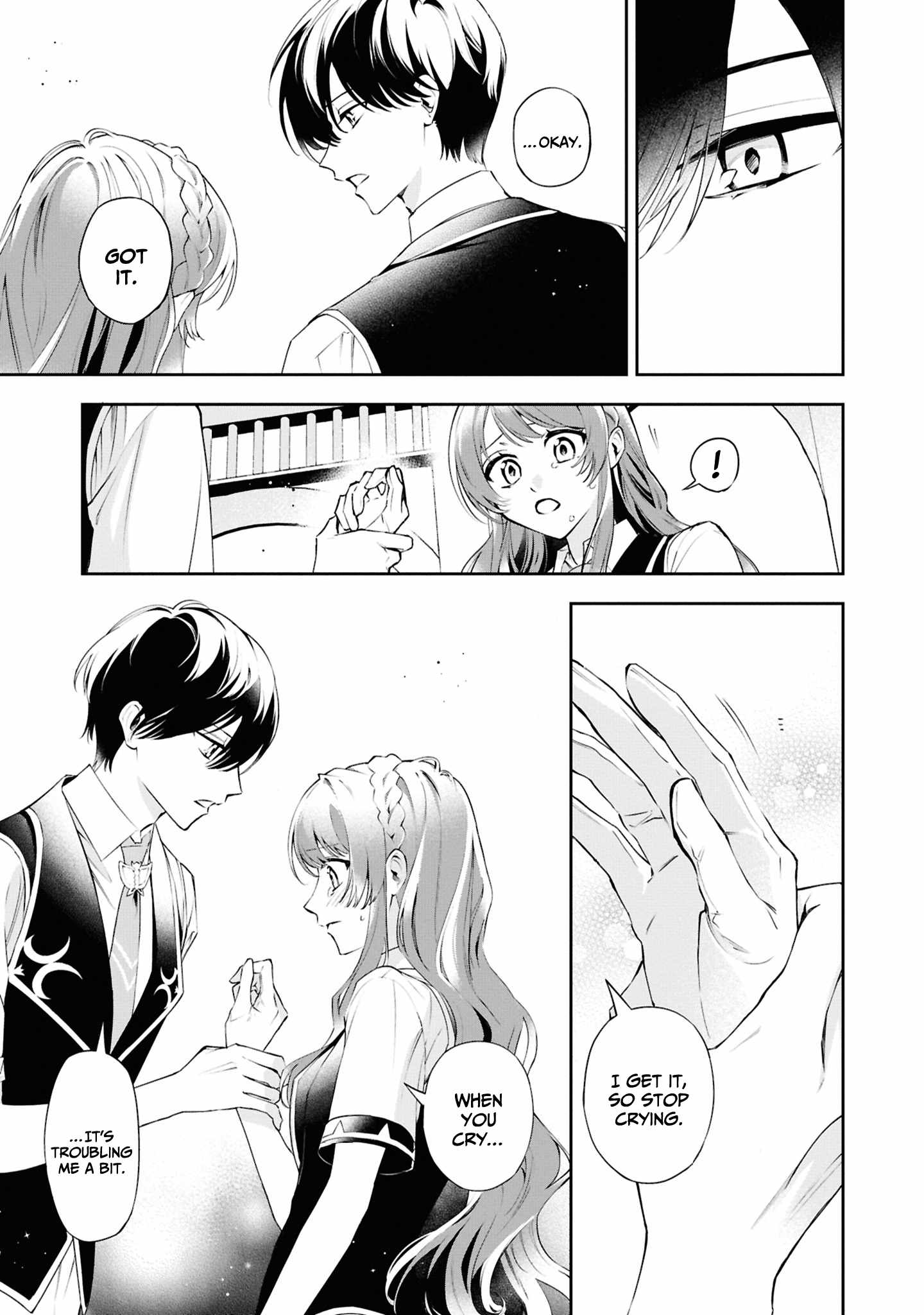 If the villainess and the villain were to meet and fall in love ~It seems the shunned heroine who formed a contract with an unnamed spirit is fighting with the nobleman yet again~ Chapter 24 page 26 - 
