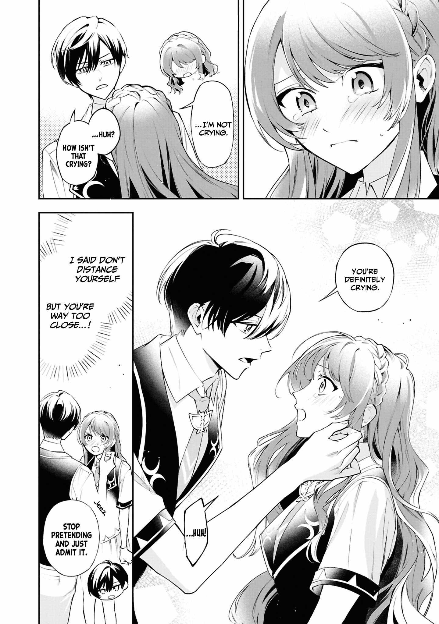 If the villainess and the villain were to meet and fall in love ~It seems the shunned heroine who formed a contract with an unnamed spirit is fighting with the nobleman yet again~ Chapter 24 page 27 - 
