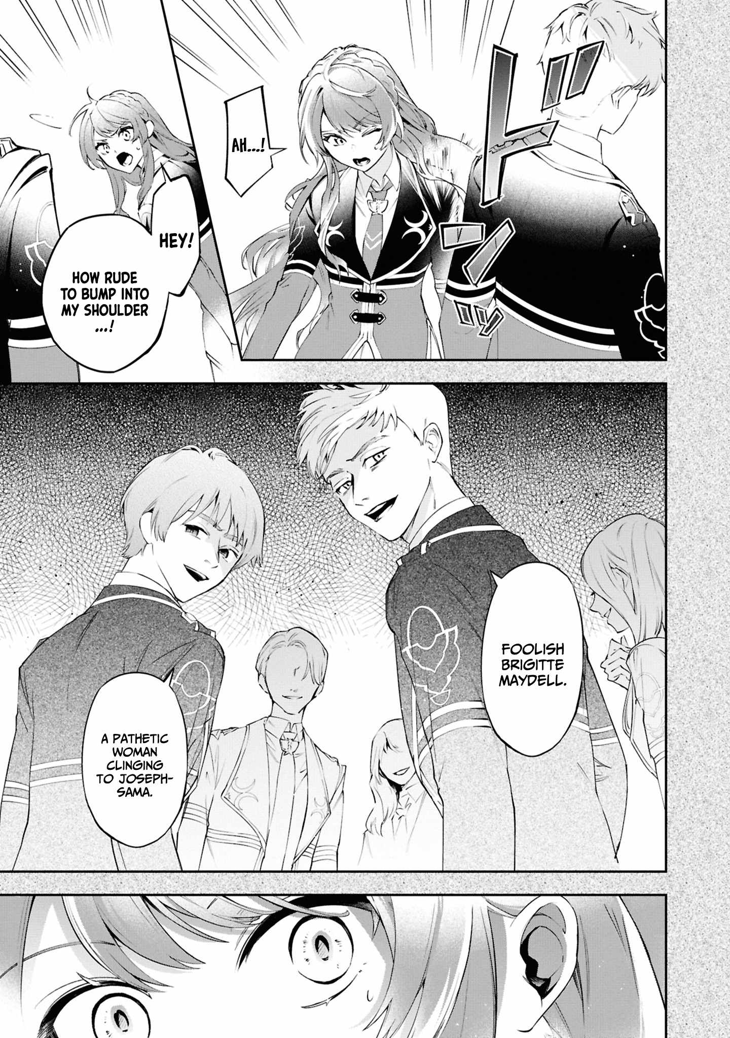If the villainess and the villain were to meet and fall in love ~It seems the shunned heroine who formed a contract with an unnamed spirit is fighting with the nobleman yet again~ Chapter 24 page 8 - 