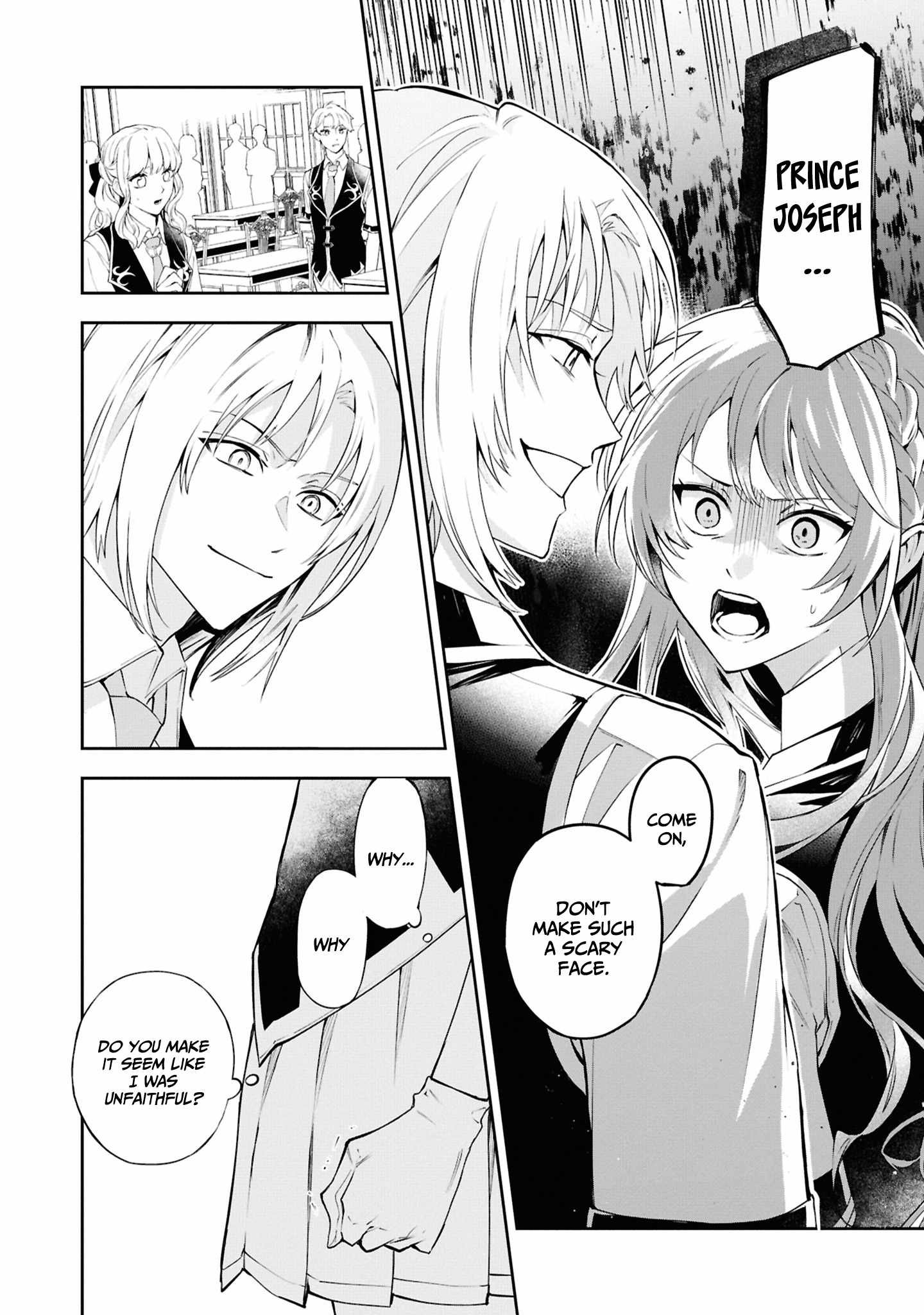 If the villainess and the villain were to meet and fall in love ~It seems the shunned heroine who formed a contract with an unnamed spirit is fighting with the nobleman yet again~ Chapter 25 page 17 - 