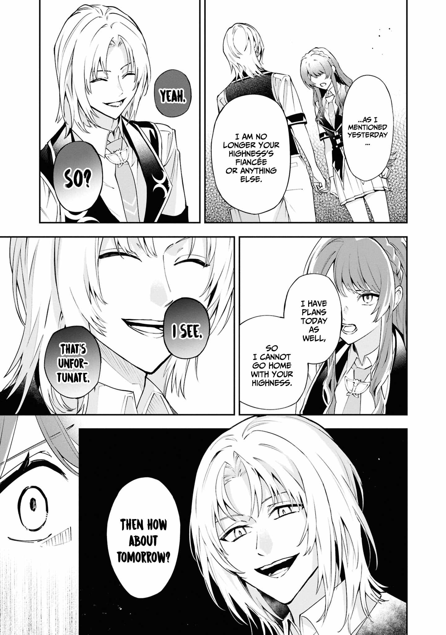 If the villainess and the villain were to meet and fall in love ~It seems the shunned heroine who formed a contract with an unnamed spirit is fighting with the nobleman yet again~ Chapter 25 page 18 - 