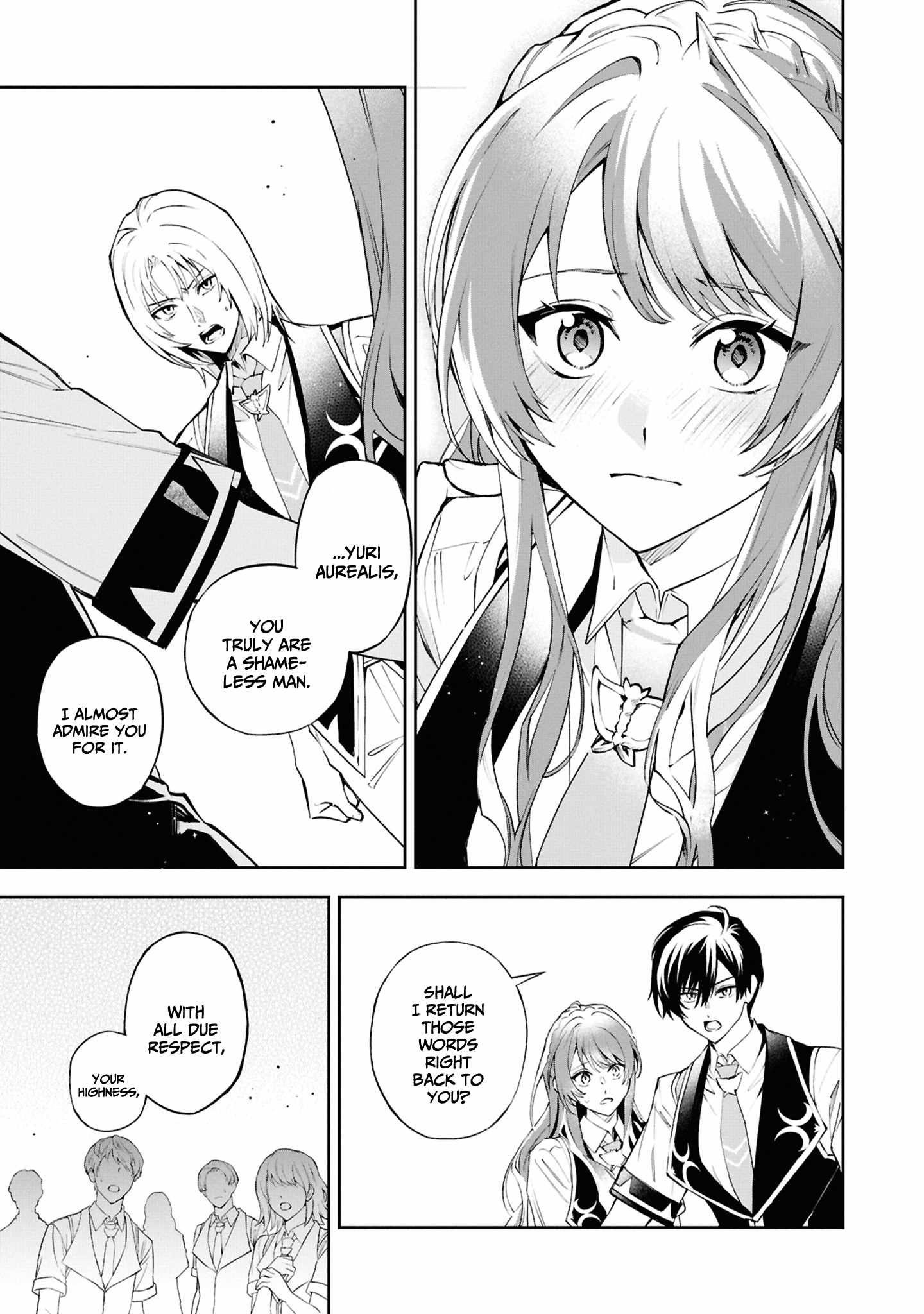 If the villainess and the villain were to meet and fall in love ~It seems the shunned heroine who formed a contract with an unnamed spirit is fighting with the nobleman yet again~ Chapter 25 page 24 - 