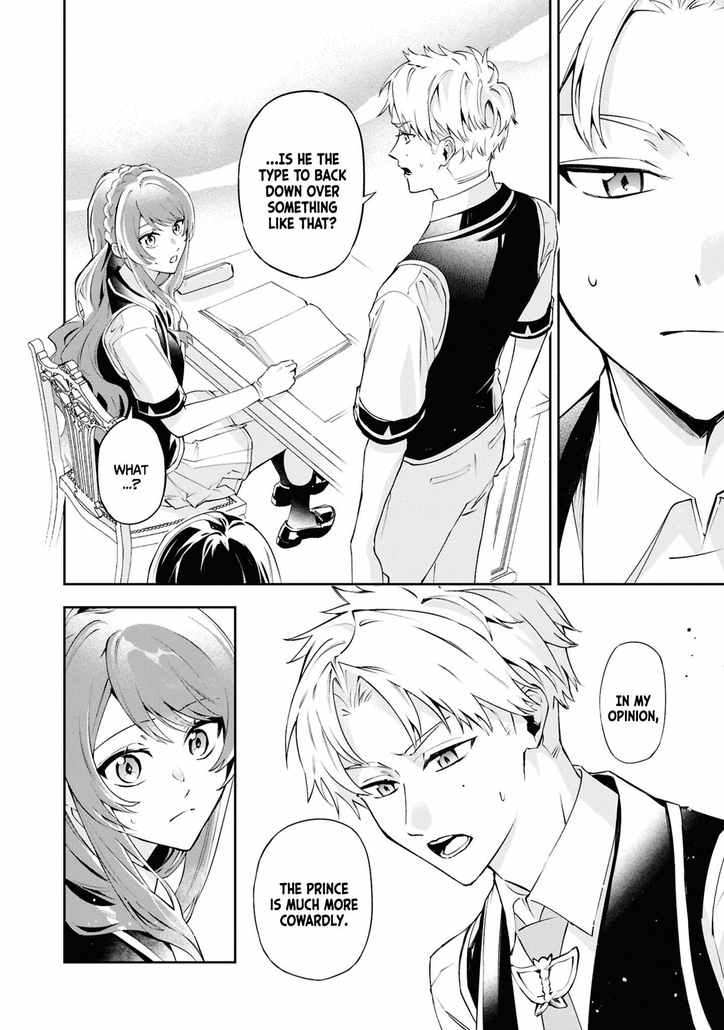 If the villainess and the villain were to meet and fall in love ~It seems the shunned heroine who formed a contract with an unnamed spirit is fighting with the nobleman yet again~ Chapter 25 page 7 - 