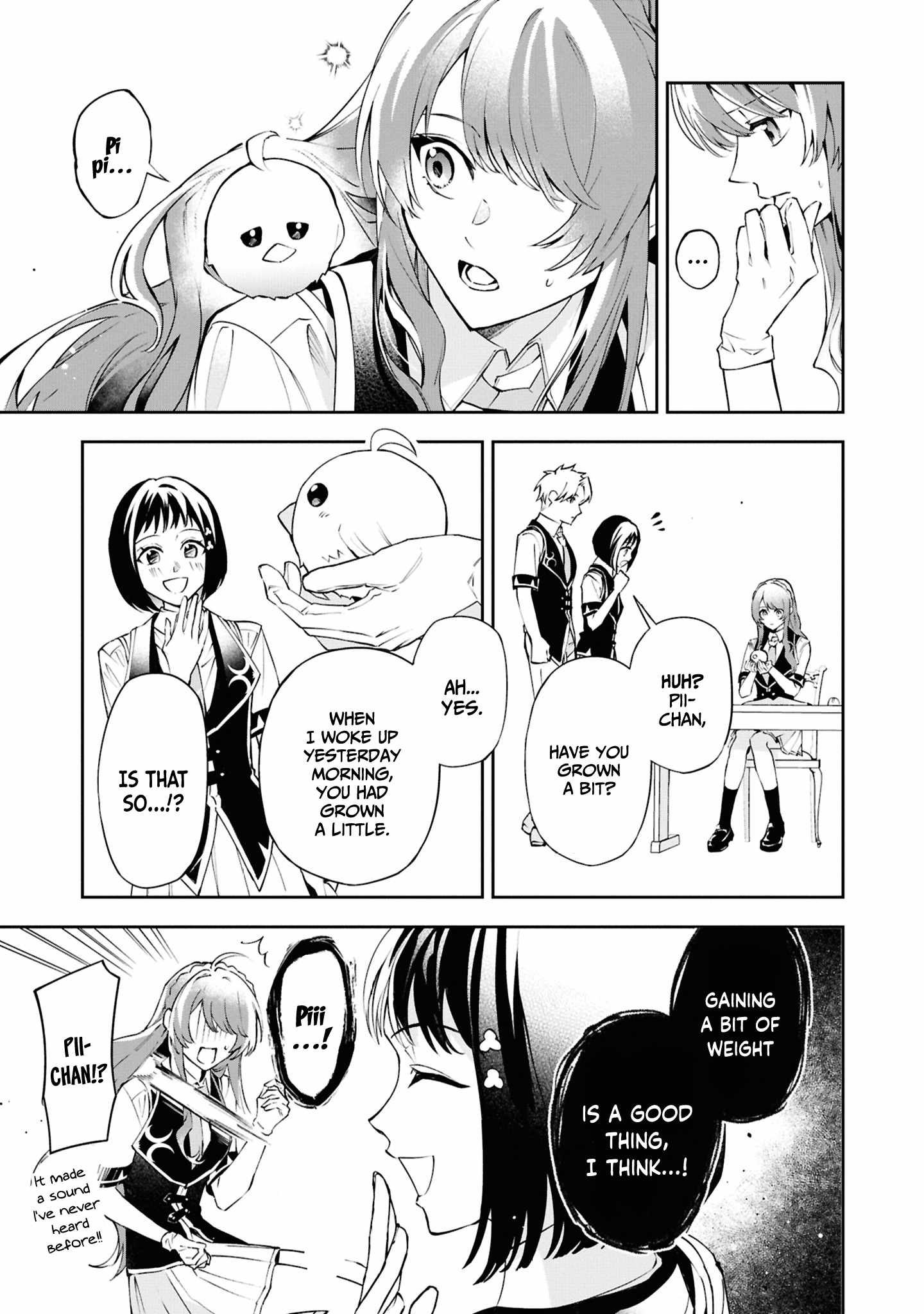 If the villainess and the villain were to meet and fall in love ~It seems the shunned heroine who formed a contract with an unnamed spirit is fighting with the nobleman yet again~ Chapter 25 page 8 - 