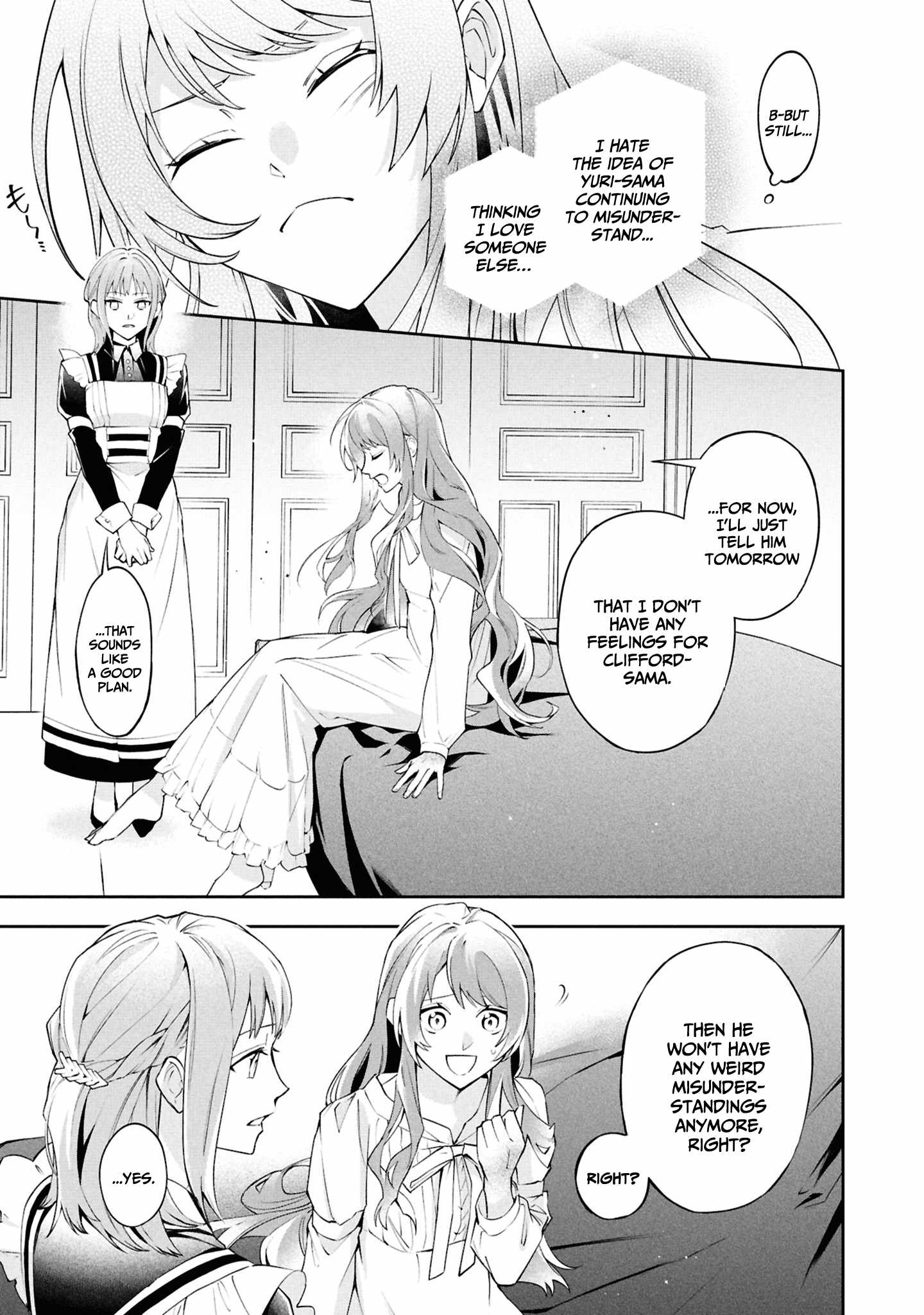 If the villainess and the villain were to meet and fall in love ~It seems the shunned heroine who formed a contract with an unnamed spirit is fighting with the nobleman yet again~ Chapter 26 page 14 - 