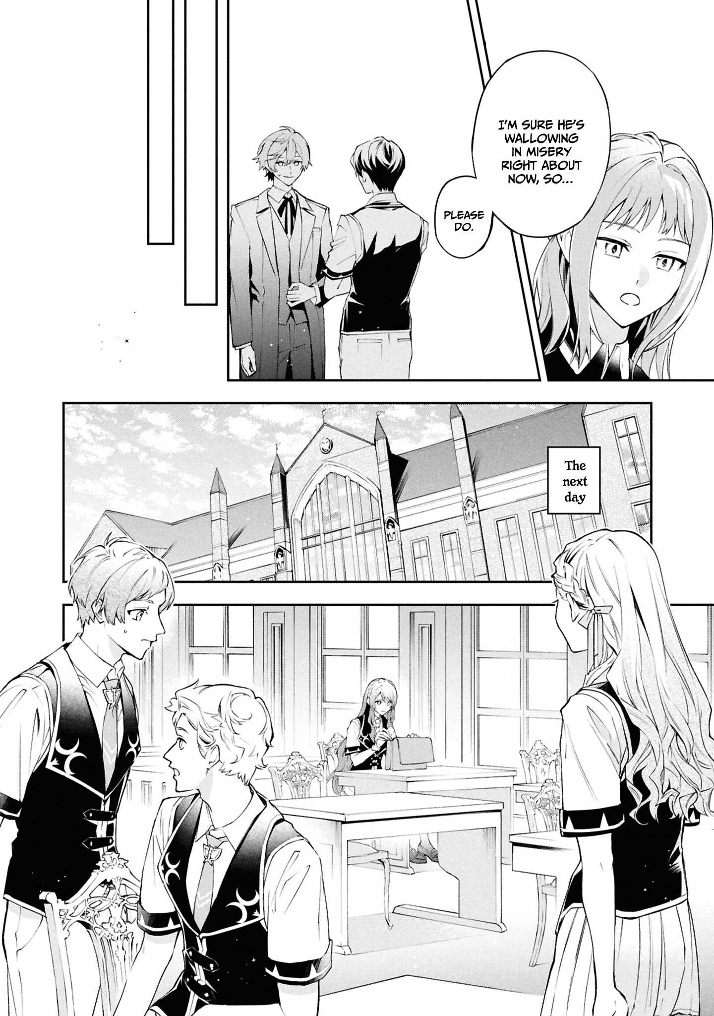 If the villainess and the villain were to meet and fall in love ~It seems the shunned heroine who formed a contract with an unnamed spirit is fighting with the nobleman yet again~ Chapter 26 page 15 - 