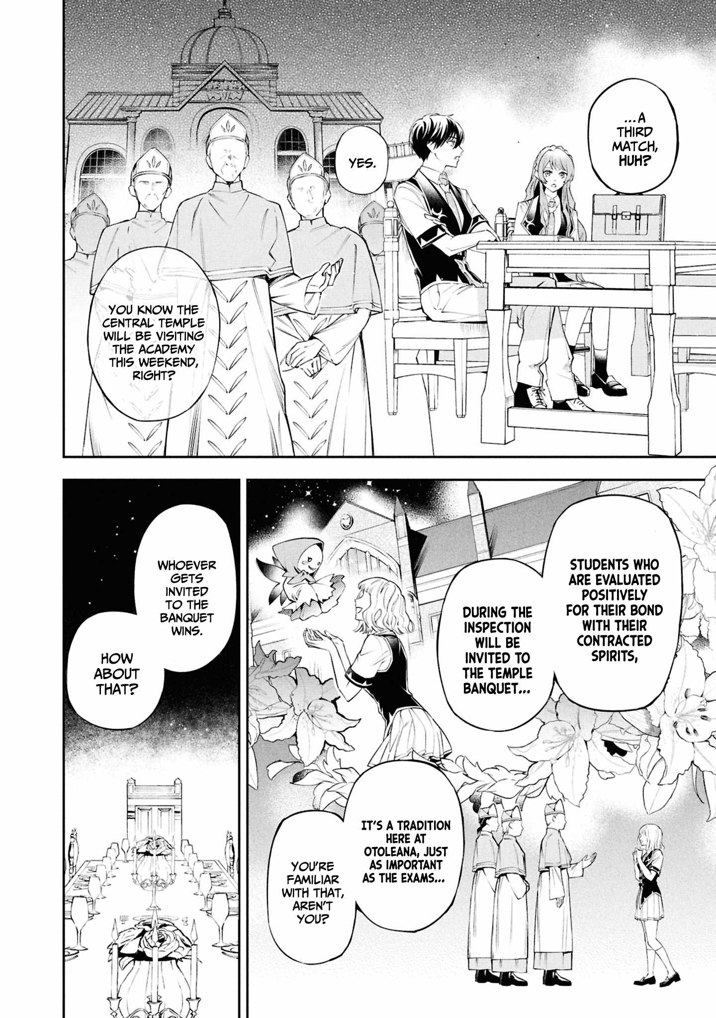 If the villainess and the villain were to meet and fall in love ~It seems the shunned heroine who formed a contract with an unnamed spirit is fighting with the nobleman yet again~ Chapter 26 page 27 - 