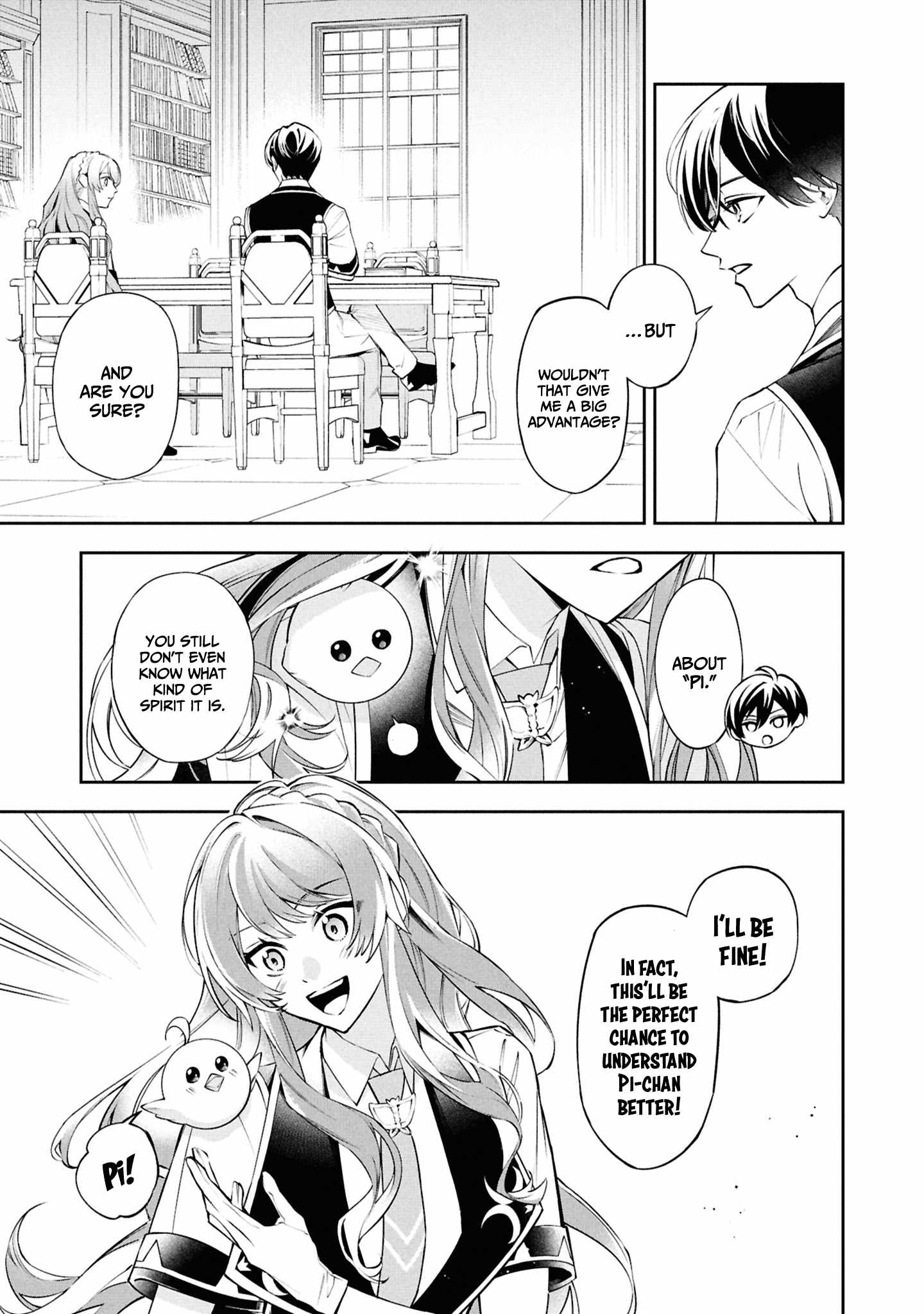 If the villainess and the villain were to meet and fall in love ~It seems the shunned heroine who formed a contract with an unnamed spirit is fighting with the nobleman yet again~ Chapter 26 page 28 - 