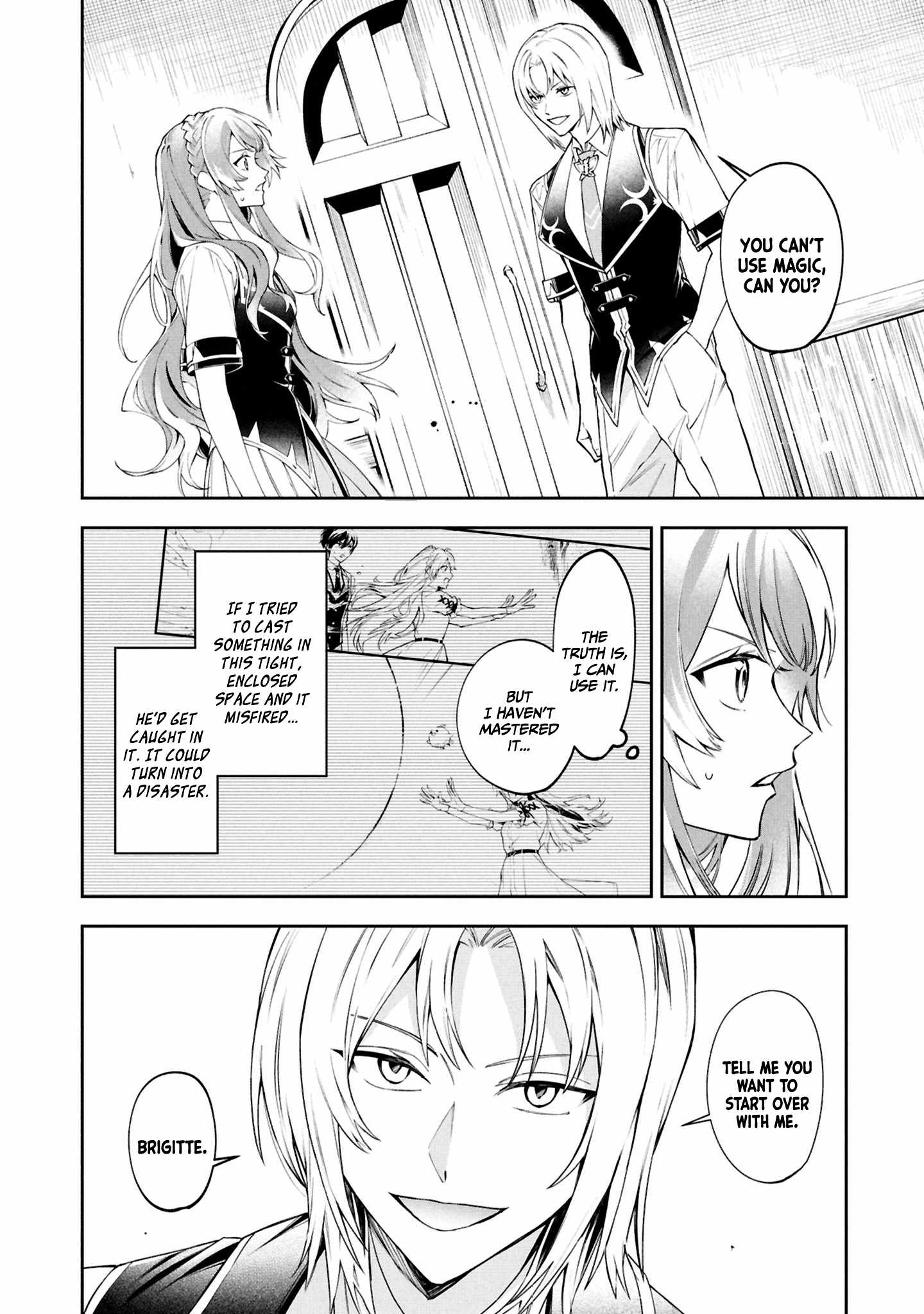 If the villainess and the villain were to meet and fall in love ~It seems the shunned heroine who formed a contract with an unnamed spirit is fighting with the nobleman yet again~ Chapter 27 page 23 - 