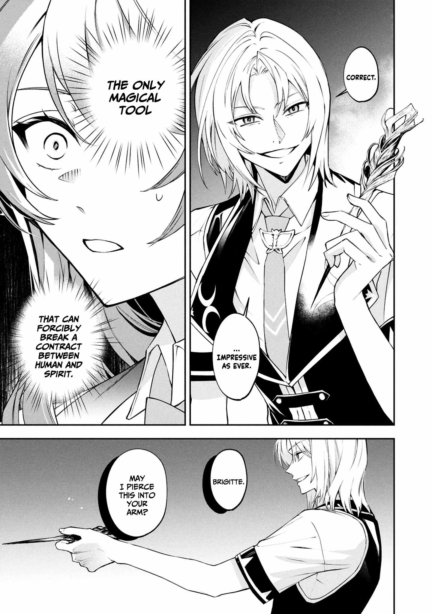 If the villainess and the villain were to meet and fall in love ~It seems the shunned heroine who formed a contract with an unnamed spirit is fighting with the nobleman yet again~ Chapter 27 page 36 - 