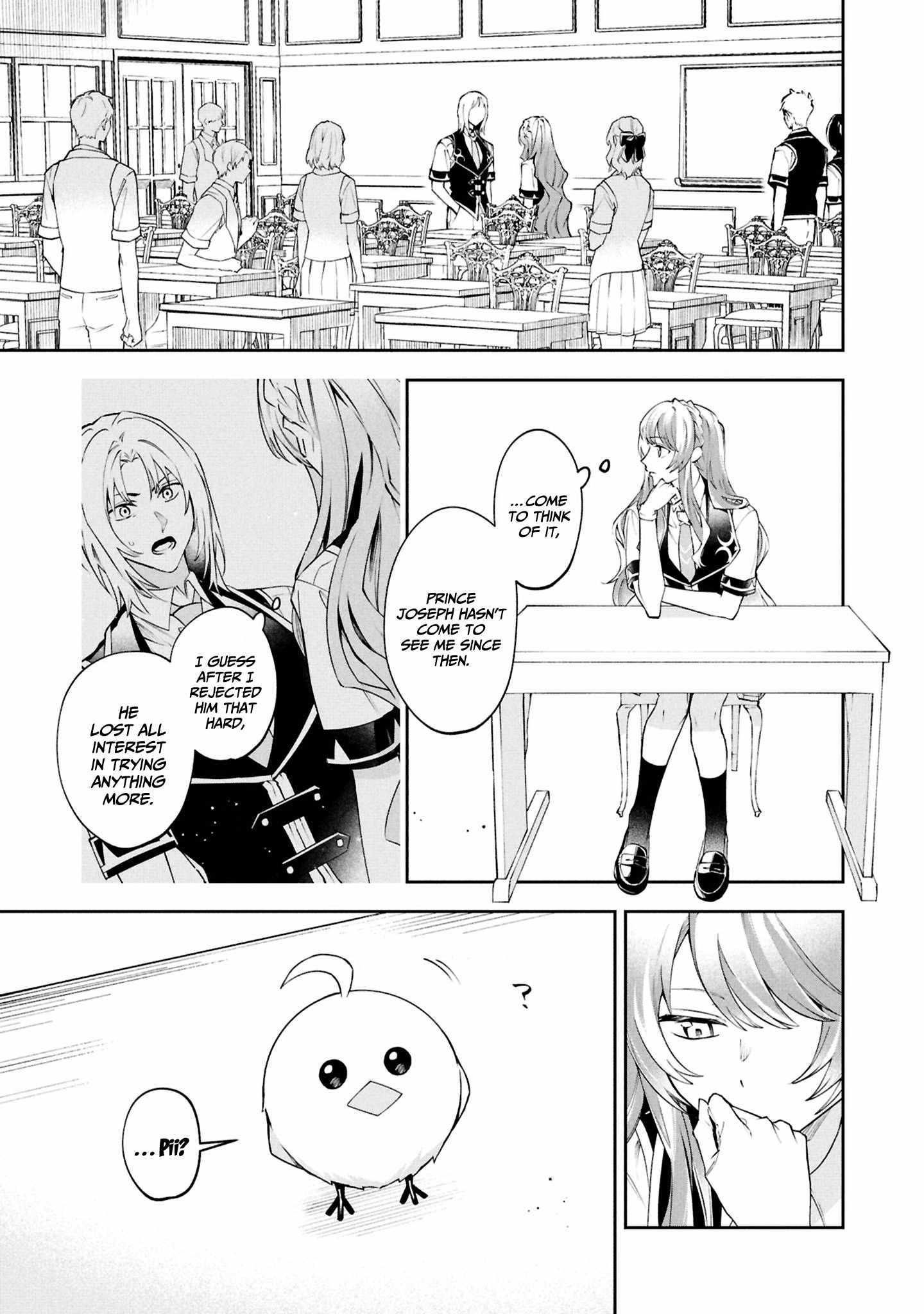 If the villainess and the villain were to meet and fall in love ~It seems the shunned heroine who formed a contract with an unnamed spirit is fighting with the nobleman yet again~ Chapter 27 page 10 - 