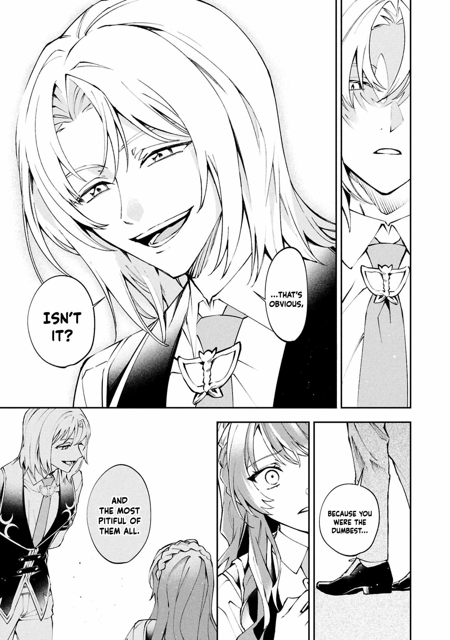 If the villainess and the villain were to meet and fall in love ~It seems the shunned heroine who formed a contract with an unnamed spirit is fighting with the nobleman yet again~ Chapter 28 page 6 - 