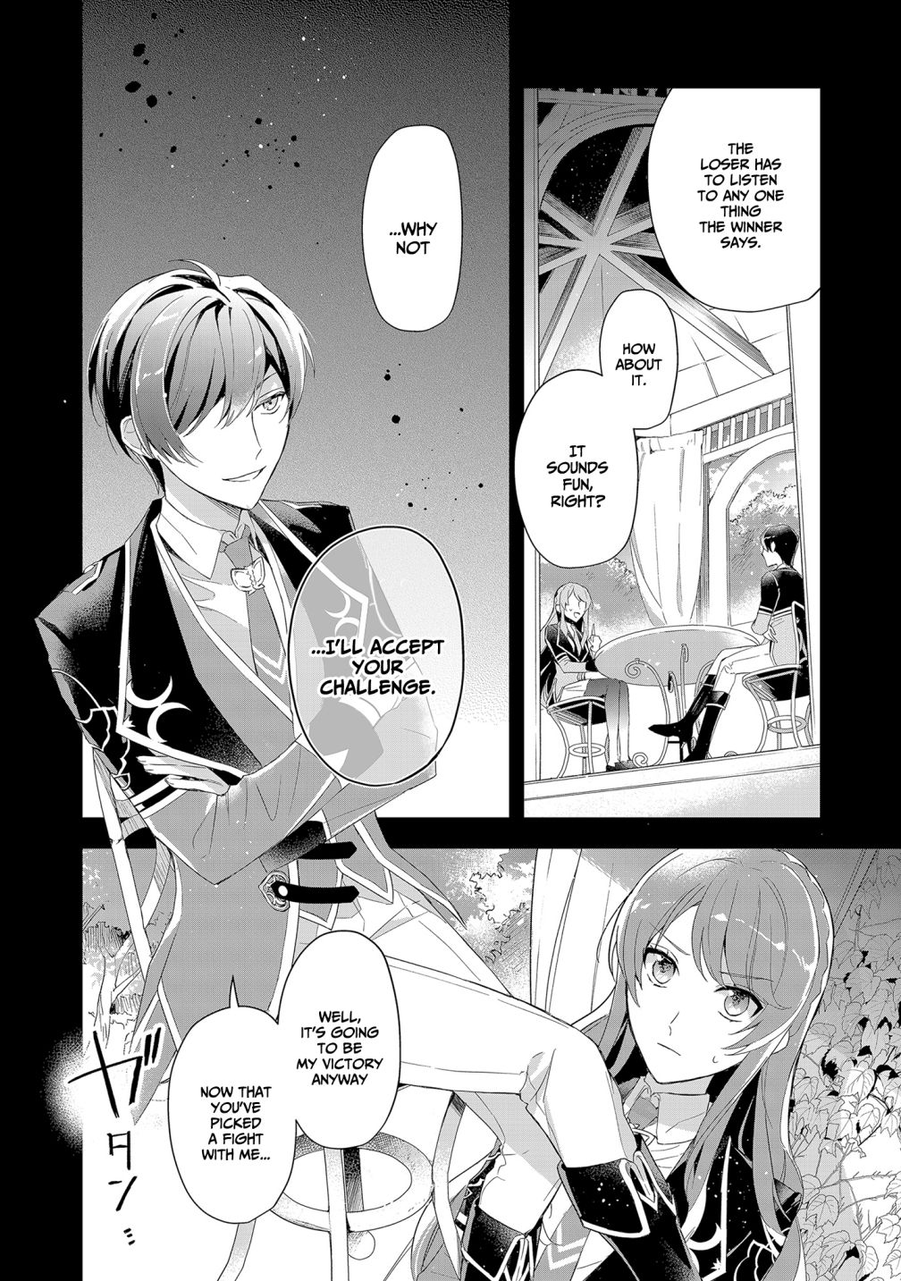 If the villainess and the villain were to meet and fall in love ~It seems the shunned heroine who formed a contract with an unnamed spirit is fighting with the nobleman yet again~ Chapter 3 page 5 - 