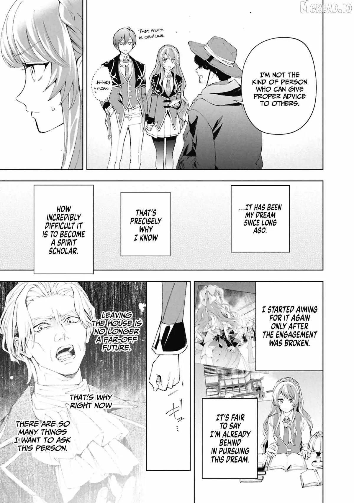 If the villainess and the villain were to meet and fall in love ~It seems the shunned heroine who formed a contract with an unnamed spirit is fighting with the nobleman yet again~ Chapter 35 page 26 - 