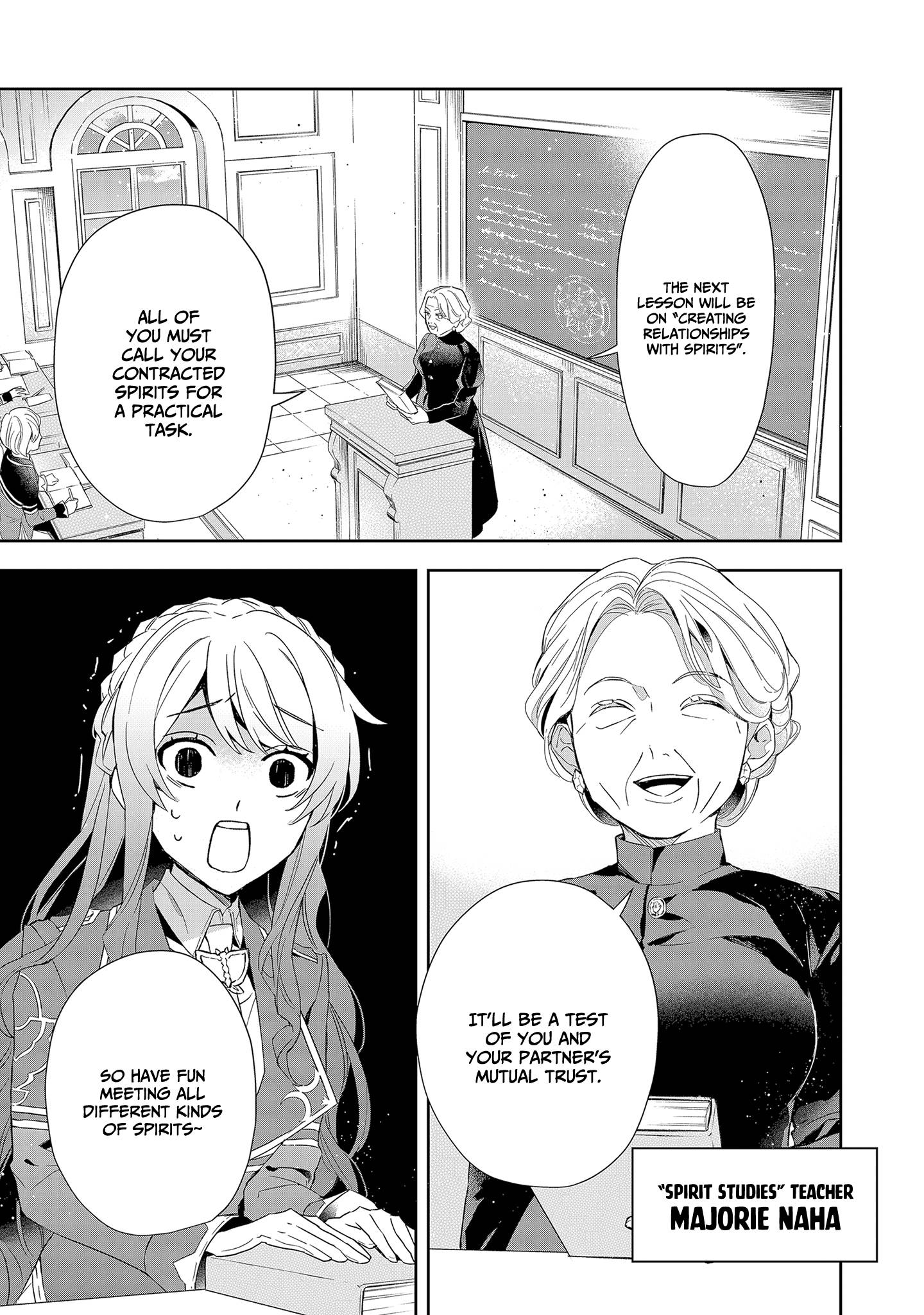 If the villainess and the villain were to meet and fall in love ~It seems the shunned heroine who formed a contract with an unnamed spirit is fighting with the nobleman yet again~ Chapter 5 page 2 - 