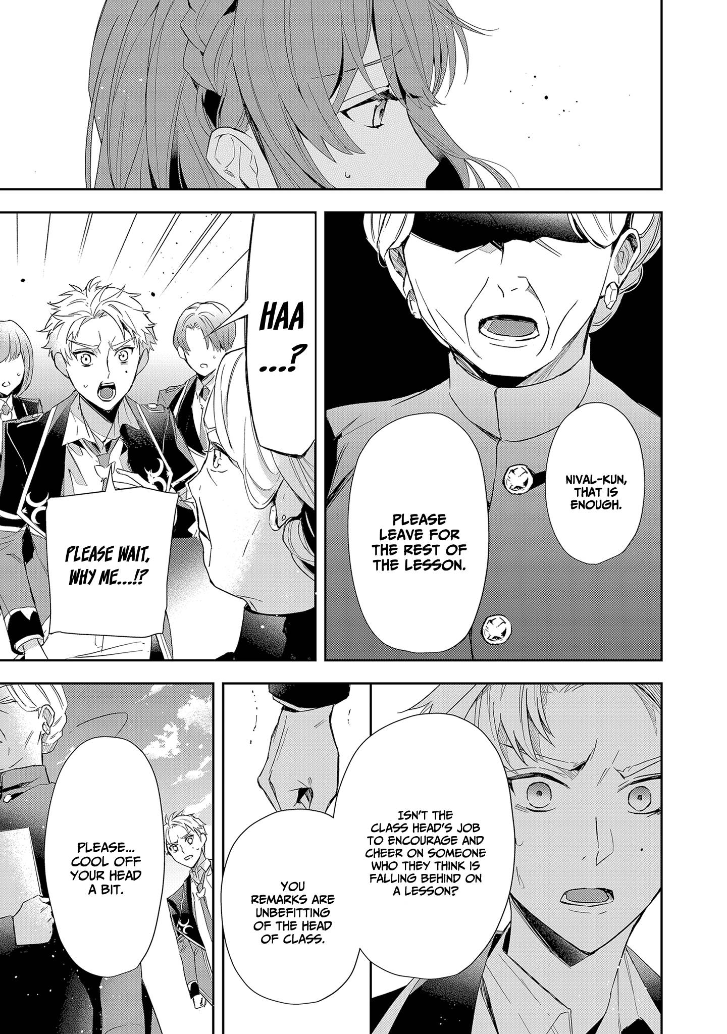 If the villainess and the villain were to meet and fall in love ~It seems the shunned heroine who formed a contract with an unnamed spirit is fighting with the nobleman yet again~ Chapter 5 page 28 - 