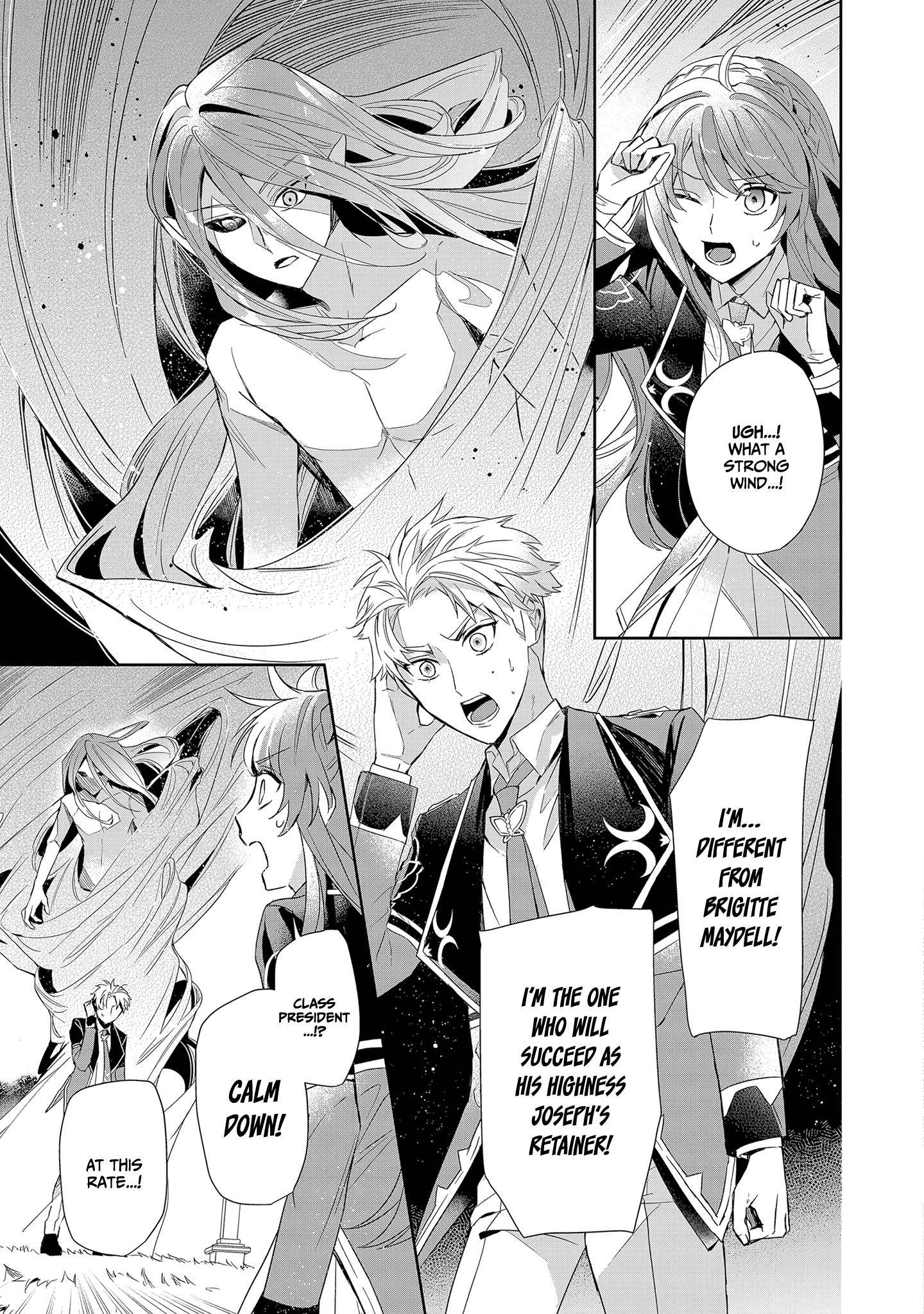 If the villainess and the villain were to meet and fall in love ~It seems the shunned heroine who formed a contract with an unnamed spirit is fighting with the nobleman yet again~ Chapter 5 page 30 - 