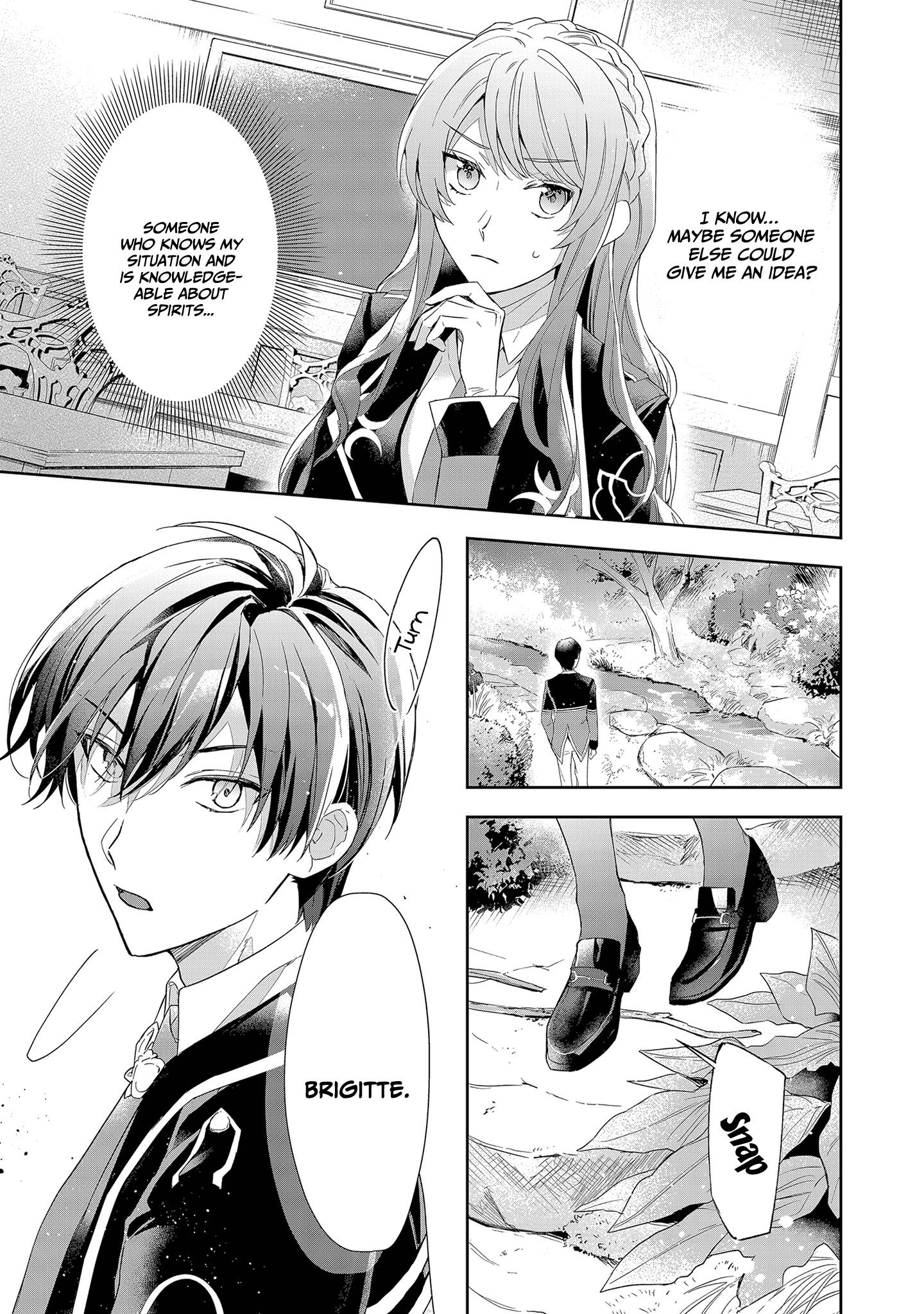If the villainess and the villain were to meet and fall in love ~It seems the shunned heroine who formed a contract with an unnamed spirit is fighting with the nobleman yet again~ Chapter 5 page 6 - 