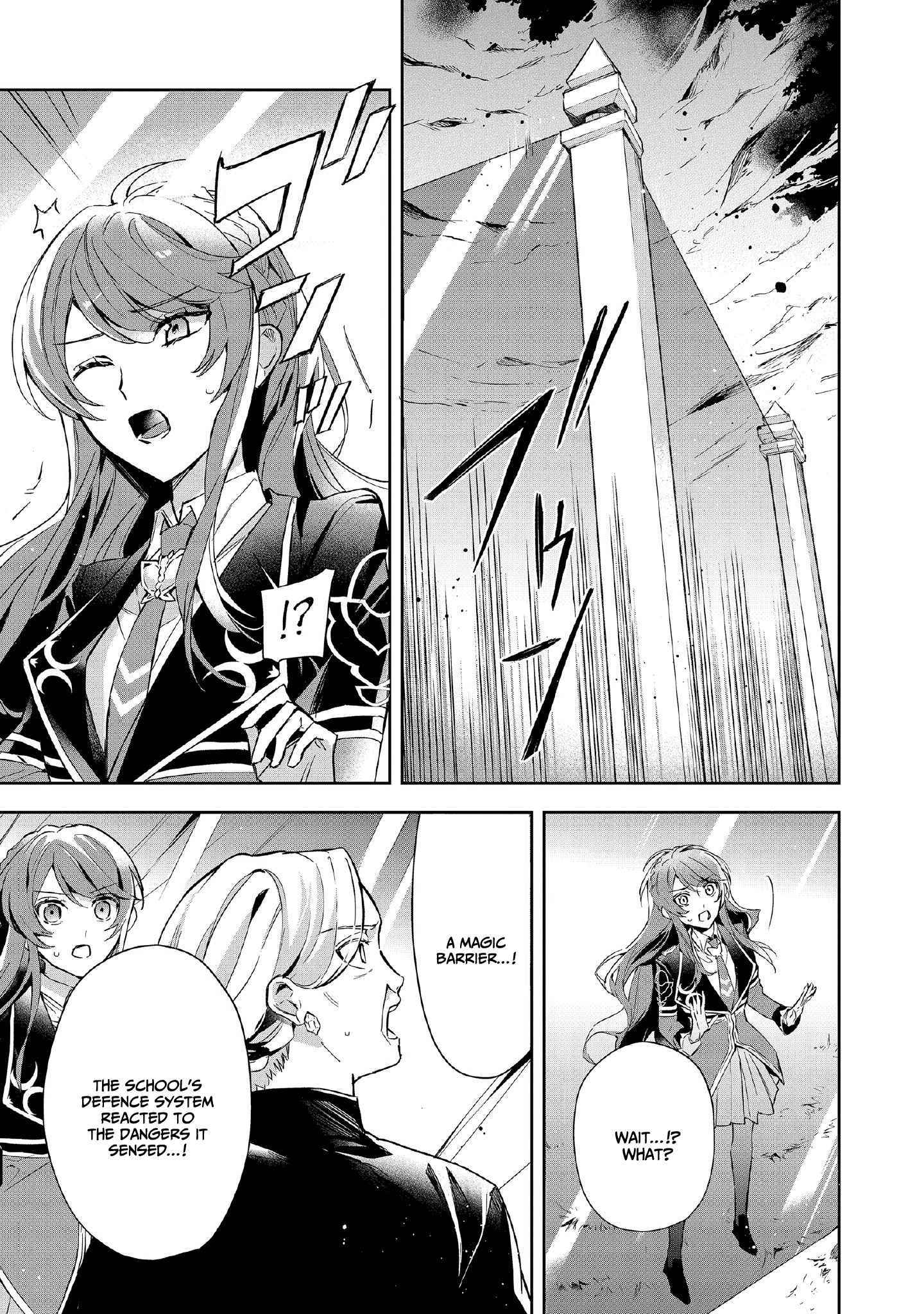 If the villainess and the villain were to meet and fall in love ~It seems the shunned heroine who formed a contract with an unnamed spirit is fighting with the nobleman yet again~ Chapter 6 page 11 - 