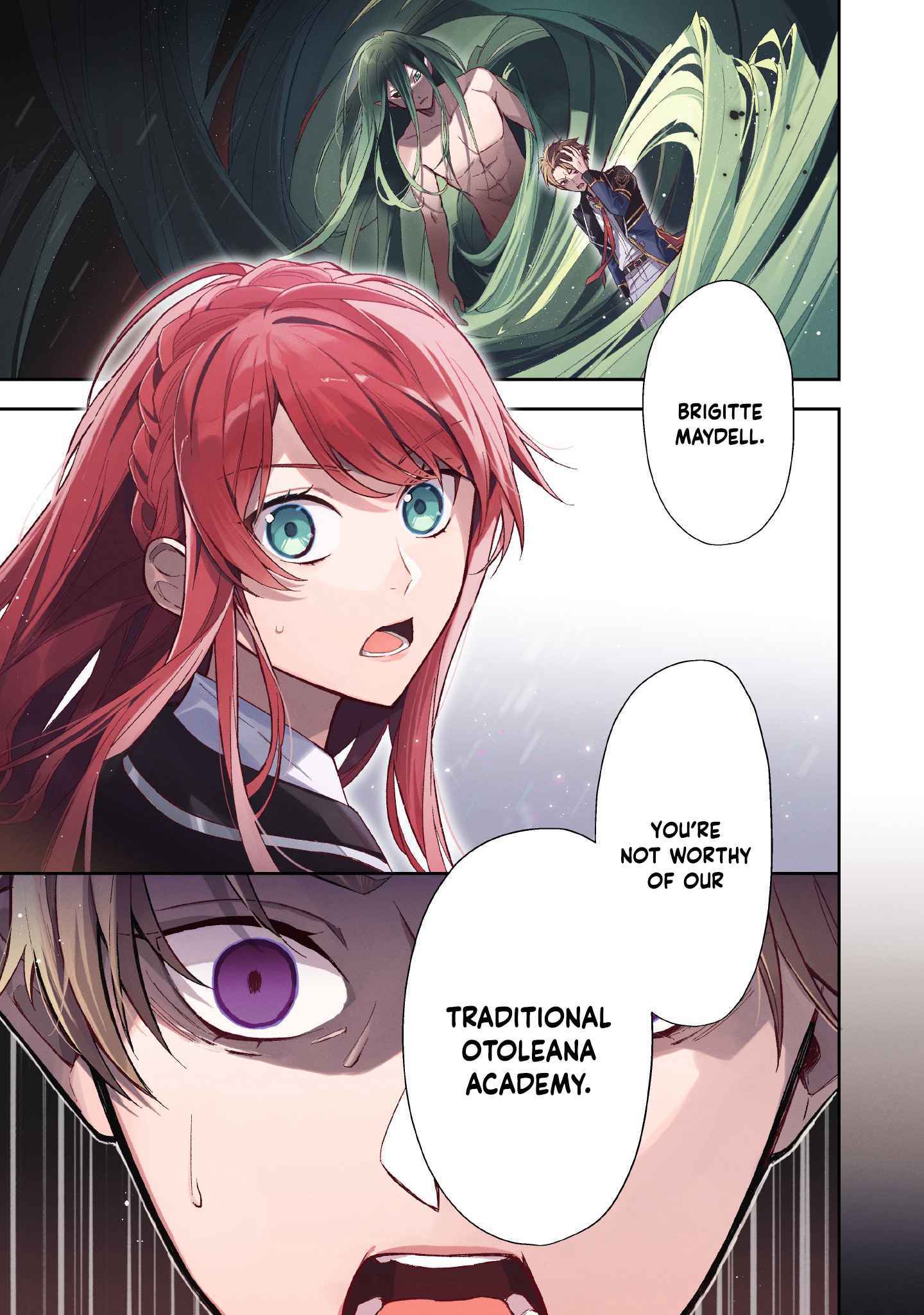 If the villainess and the villain were to meet and fall in love ~It seems the shunned heroine who formed a contract with an unnamed spirit is fighting with the nobleman yet again~ Chapter 6 page 3 - 