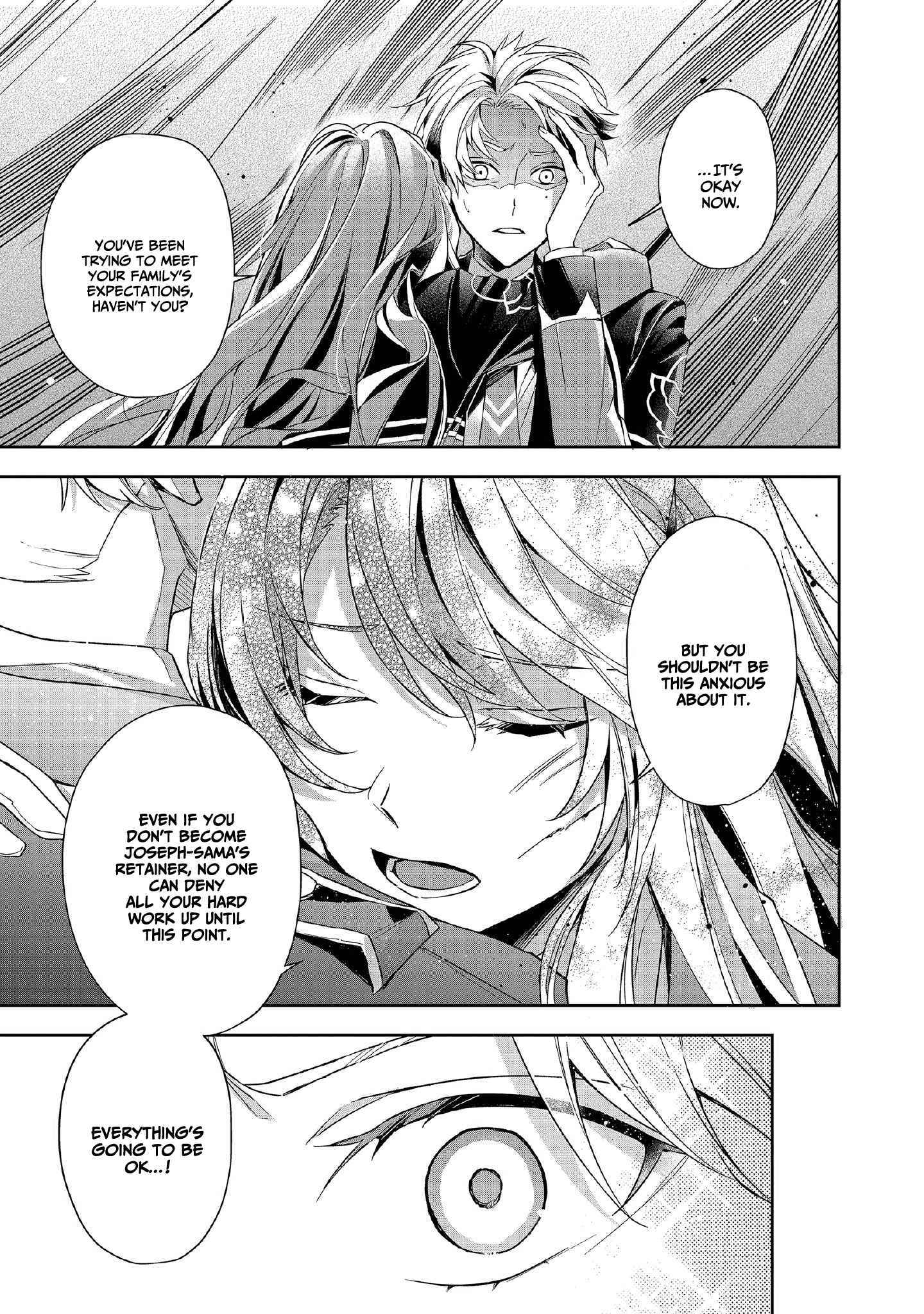 If the villainess and the villain were to meet and fall in love ~It seems the shunned heroine who formed a contract with an unnamed spirit is fighting with the nobleman yet again~ Chapter 6 page 21 - 