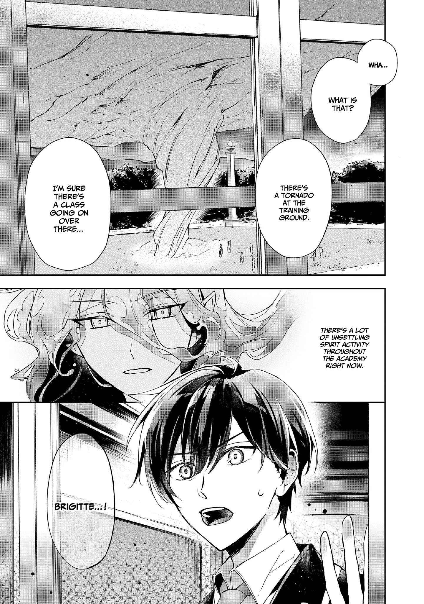 If the villainess and the villain were to meet and fall in love ~It seems the shunned heroine who formed a contract with an unnamed spirit is fighting with the nobleman yet again~ Chapter 6 page 5 - 