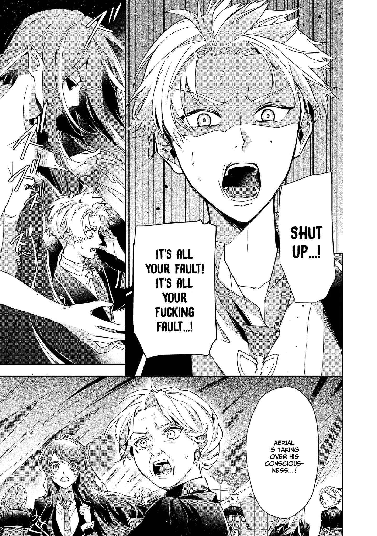 If the villainess and the villain were to meet and fall in love ~It seems the shunned heroine who formed a contract with an unnamed spirit is fighting with the nobleman yet again~ Chapter 6 page 9 - 