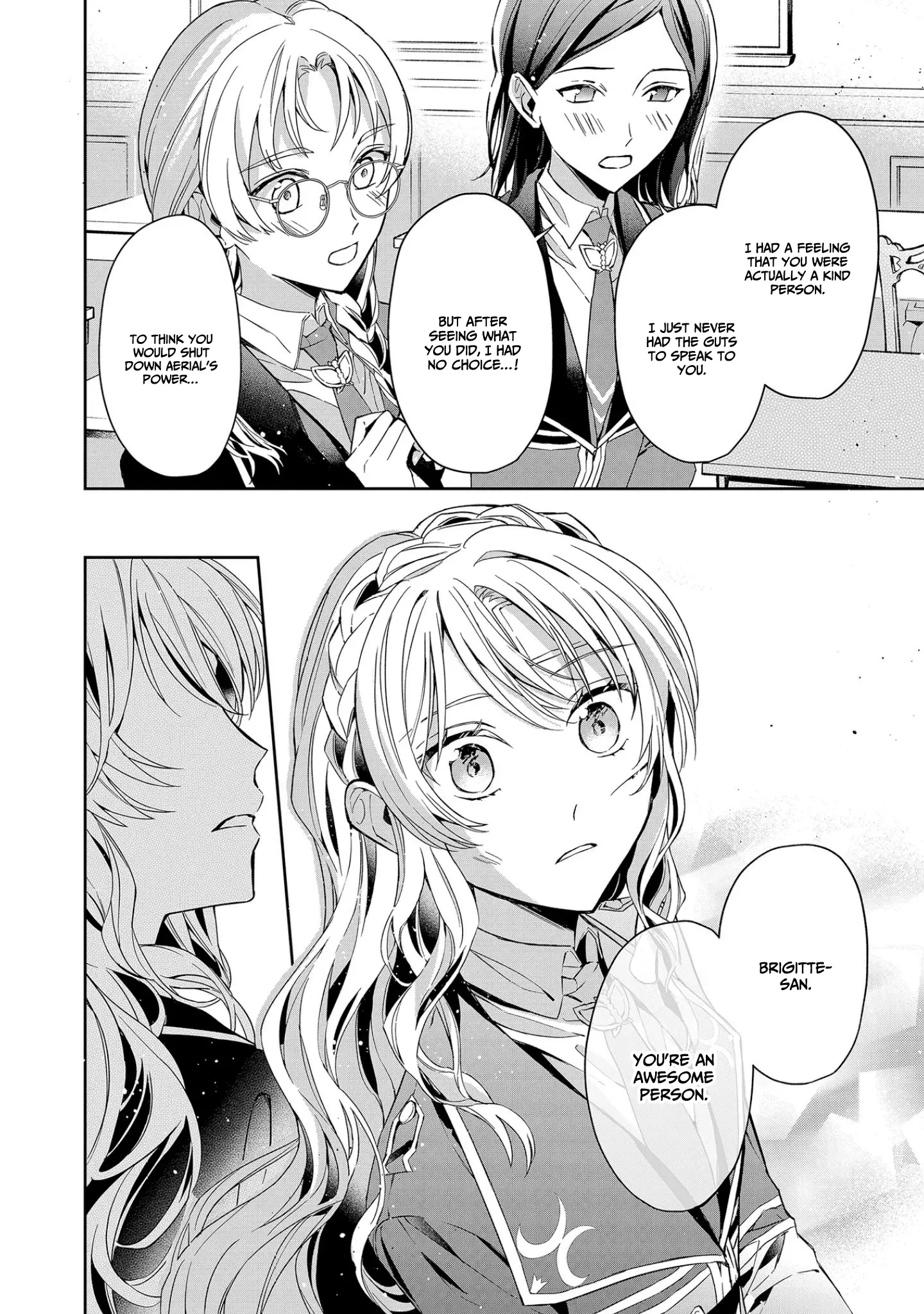 If the villainess and the villain were to meet and fall in love ~It seems the shunned heroine who formed a contract with an unnamed spirit is fighting with the nobleman yet again~ Chapter 7 page 20 - 