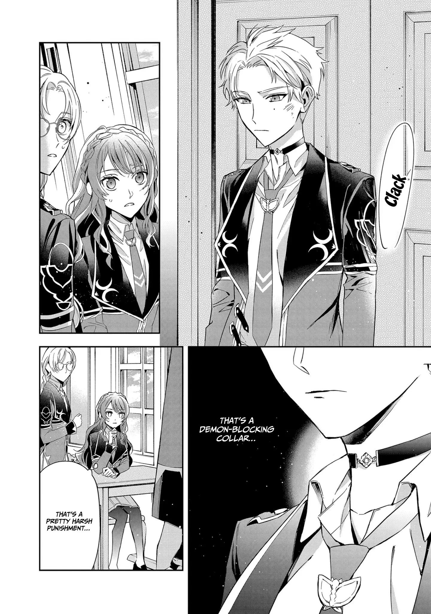 If the villainess and the villain were to meet and fall in love ~It seems the shunned heroine who formed a contract with an unnamed spirit is fighting with the nobleman yet again~ Chapter 7 page 22 - 