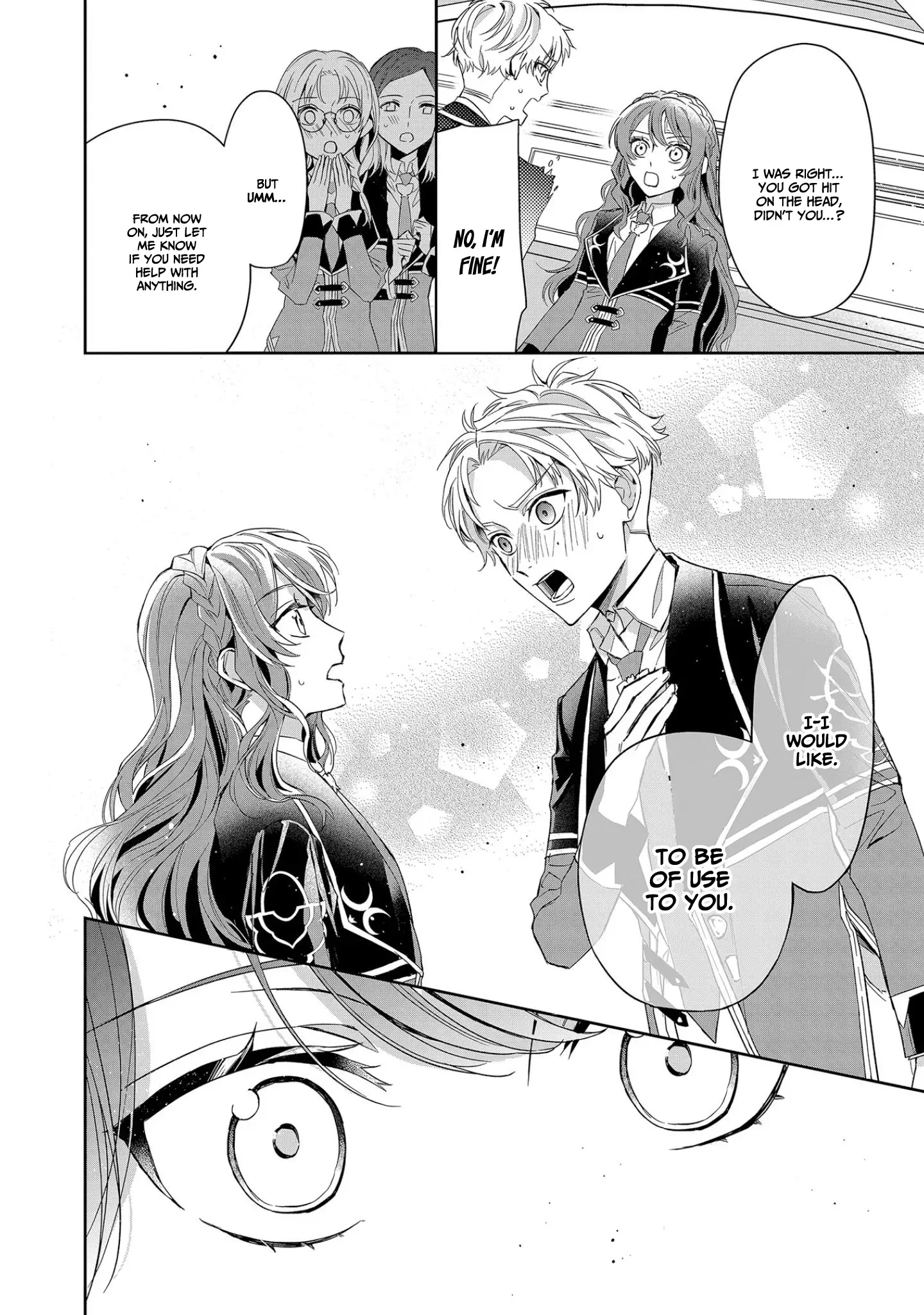 If the villainess and the villain were to meet and fall in love ~It seems the shunned heroine who formed a contract with an unnamed spirit is fighting with the nobleman yet again~ Chapter 7 page 28 - 
