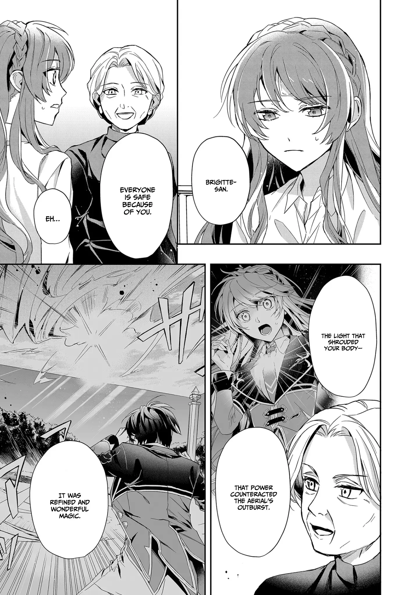 If the villainess and the villain were to meet and fall in love ~It seems the shunned heroine who formed a contract with an unnamed spirit is fighting with the nobleman yet again~ Chapter 7 page 5 - 
