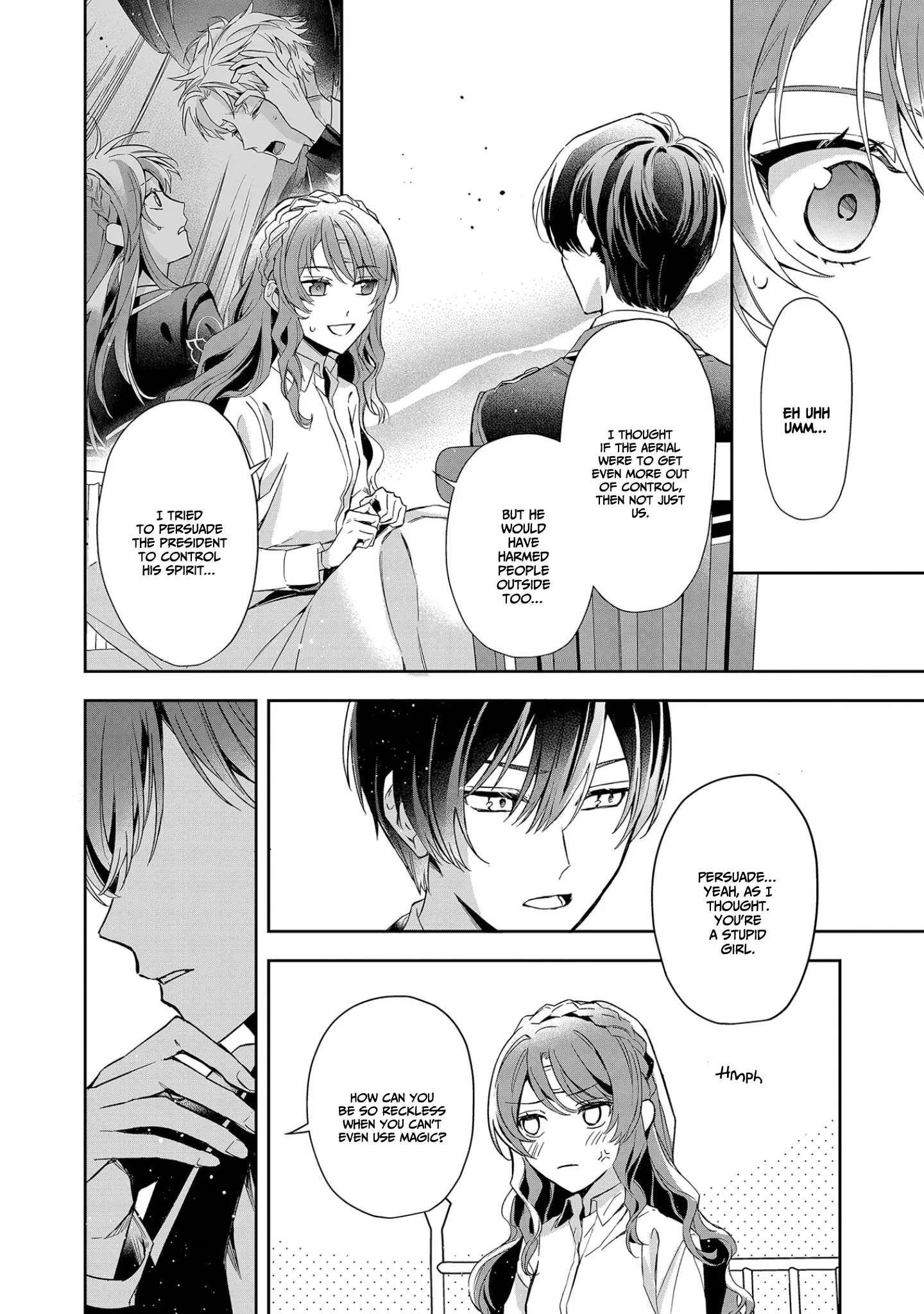 If the villainess and the villain were to meet and fall in love ~It seems the shunned heroine who formed a contract with an unnamed spirit is fighting with the nobleman yet again~ Chapter 7 page 10 - 