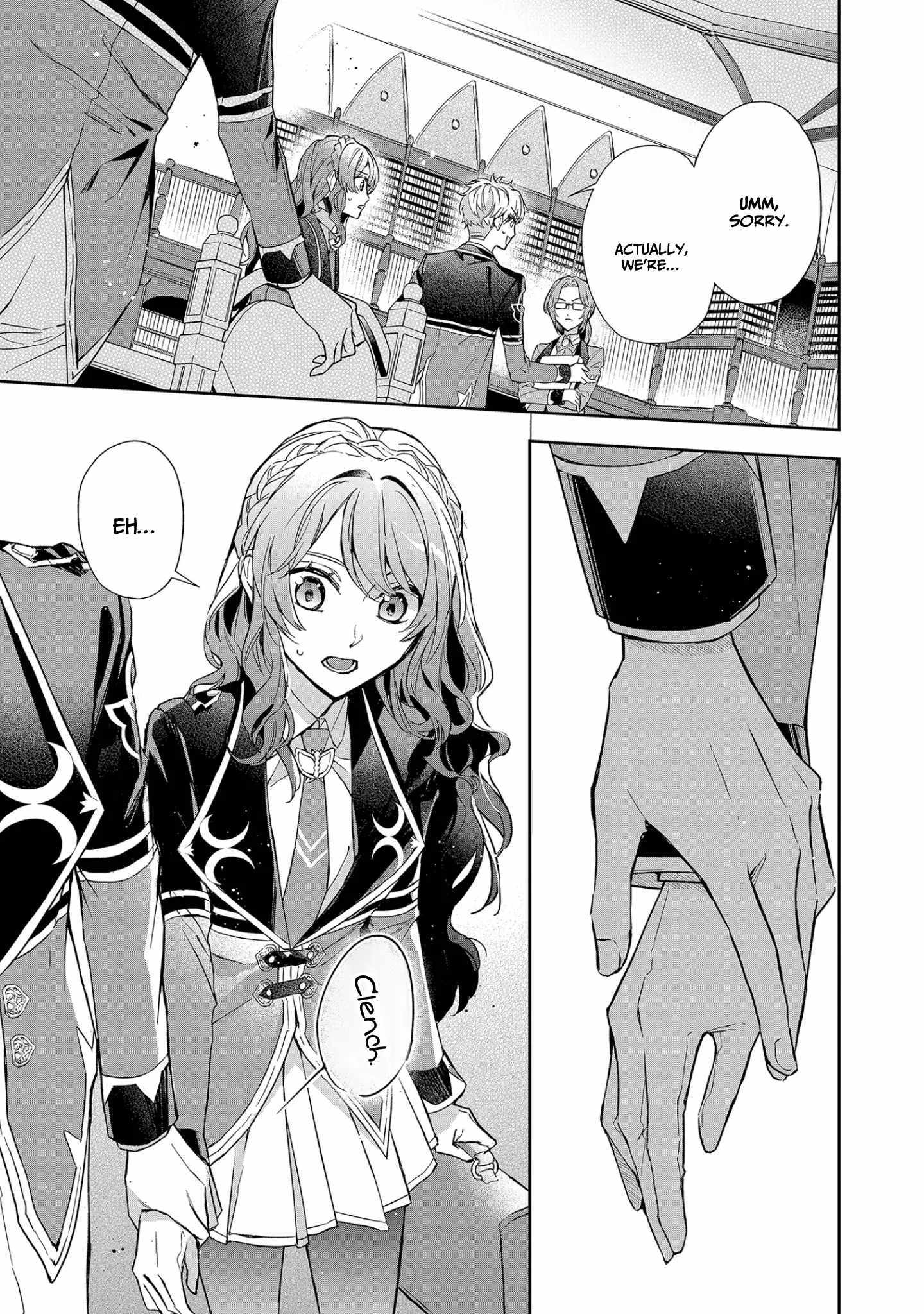 If the villainess and the villain were to meet and fall in love ~It seems the shunned heroine who formed a contract with an unnamed spirit is fighting with the nobleman yet again~ Chapter 8 page 15 - 