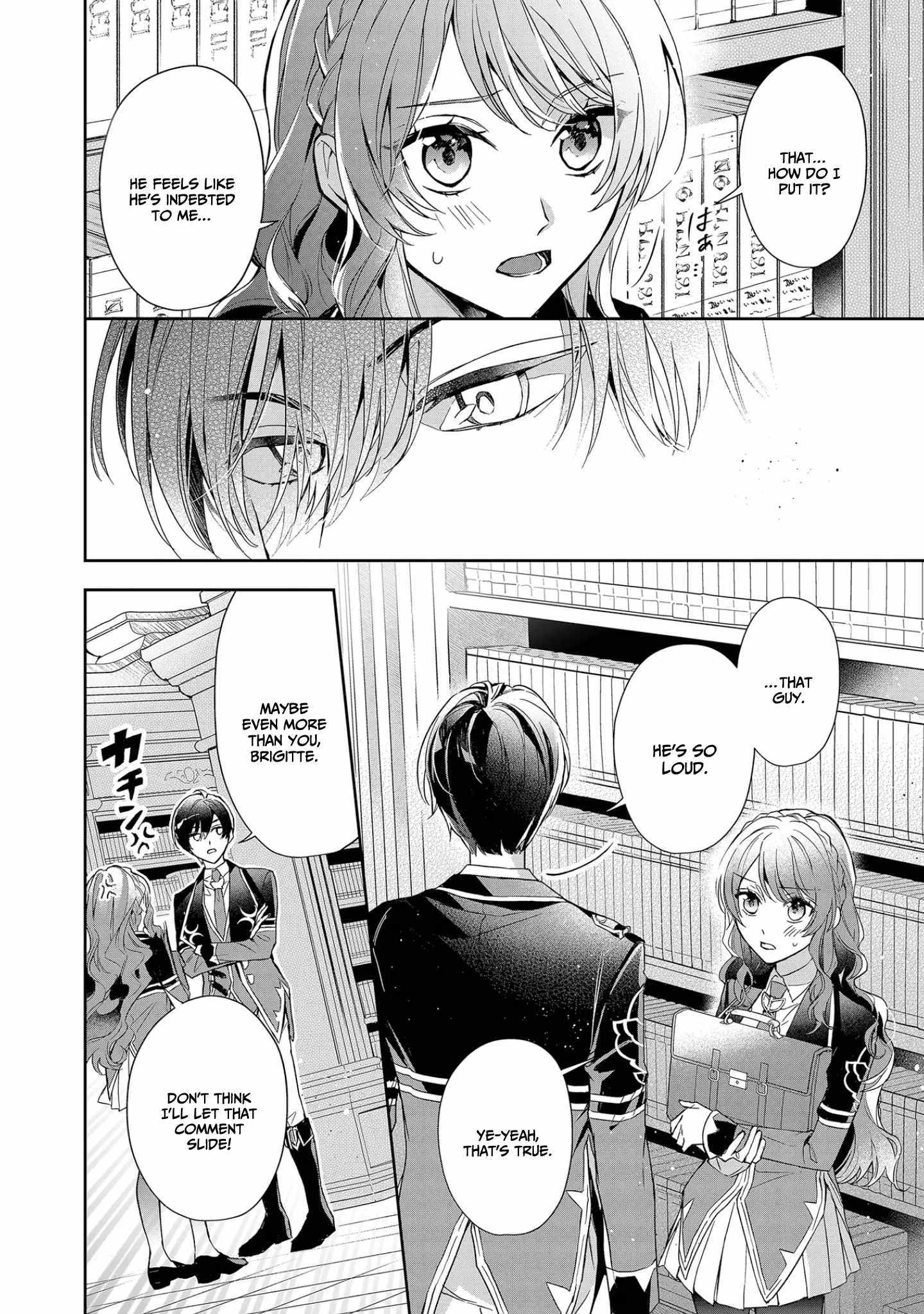 If the villainess and the villain were to meet and fall in love ~It seems the shunned heroine who formed a contract with an unnamed spirit is fighting with the nobleman yet again~ Chapter 8 page 18 - 