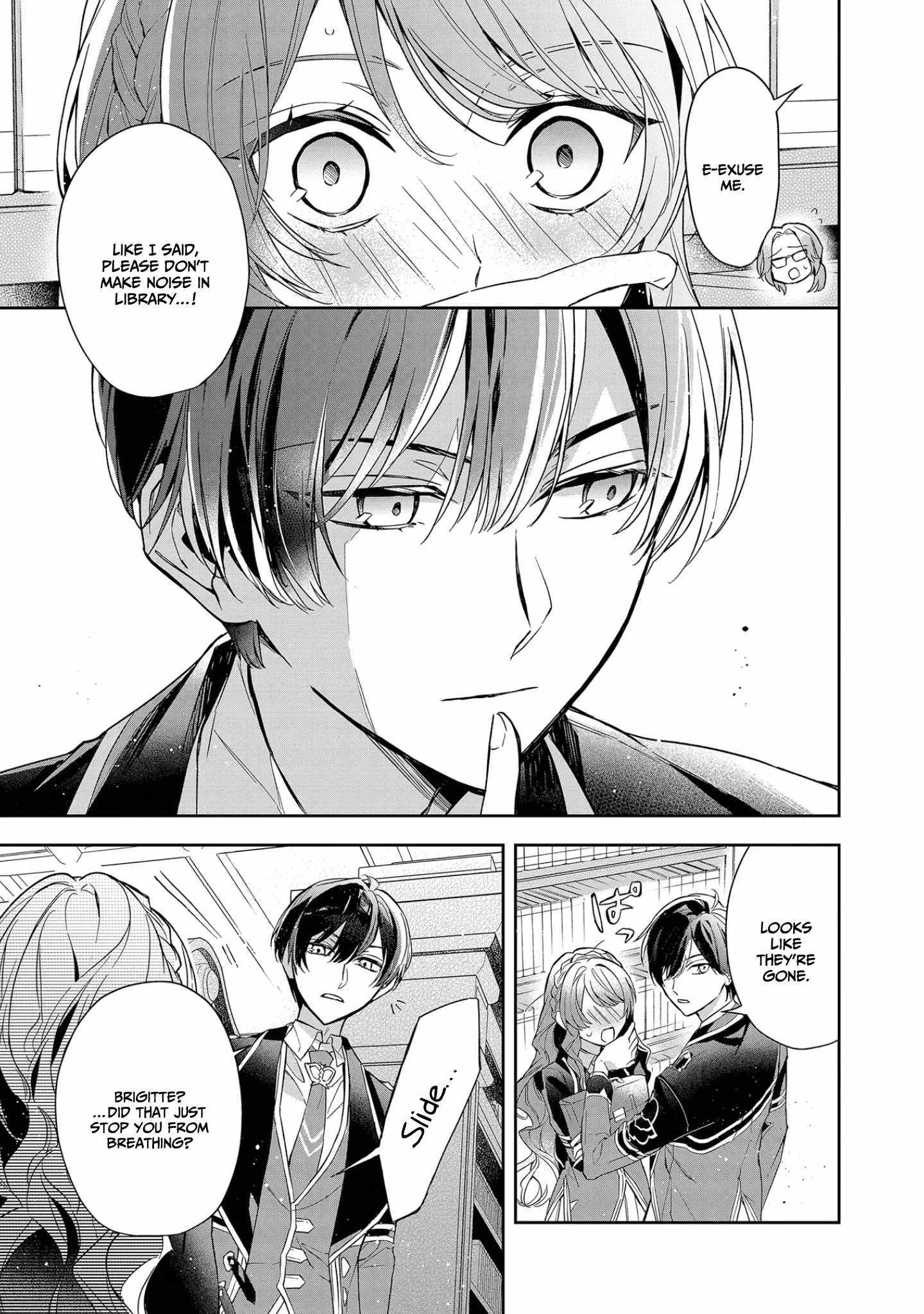 If the villainess and the villain were to meet and fall in love ~It seems the shunned heroine who formed a contract with an unnamed spirit is fighting with the nobleman yet again~ Chapter 8 page 21 - 