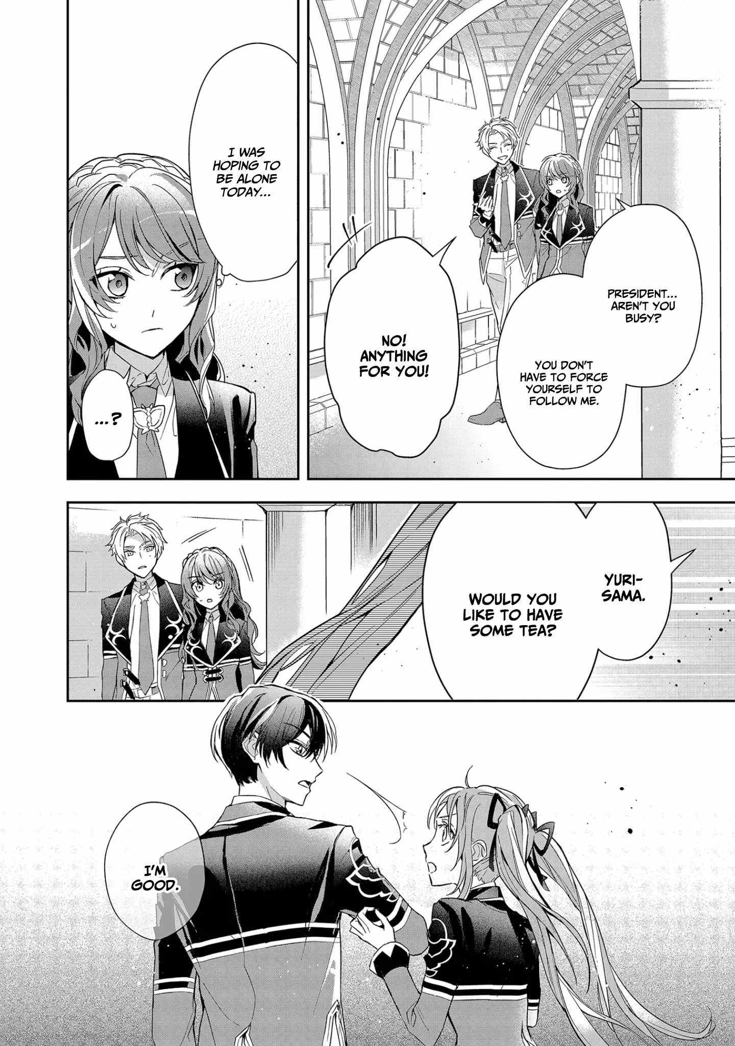 If the villainess and the villain were to meet and fall in love ~It seems the shunned heroine who formed a contract with an unnamed spirit is fighting with the nobleman yet again~ Chapter 8 page 26 - 