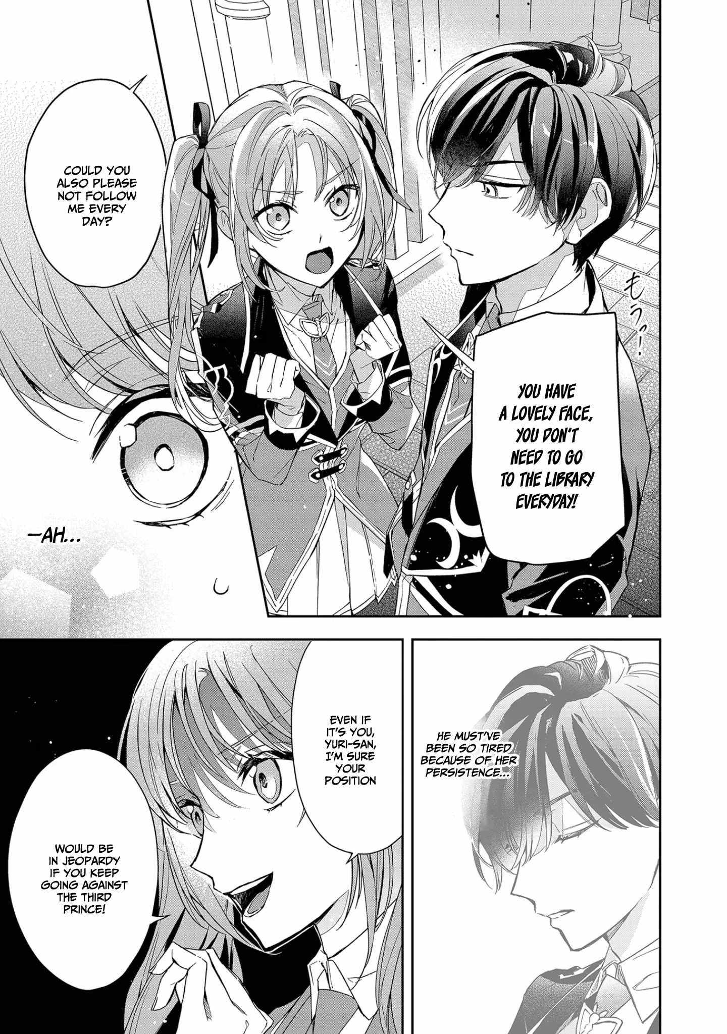 If the villainess and the villain were to meet and fall in love ~It seems the shunned heroine who formed a contract with an unnamed spirit is fighting with the nobleman yet again~ Chapter 8 page 27 - 