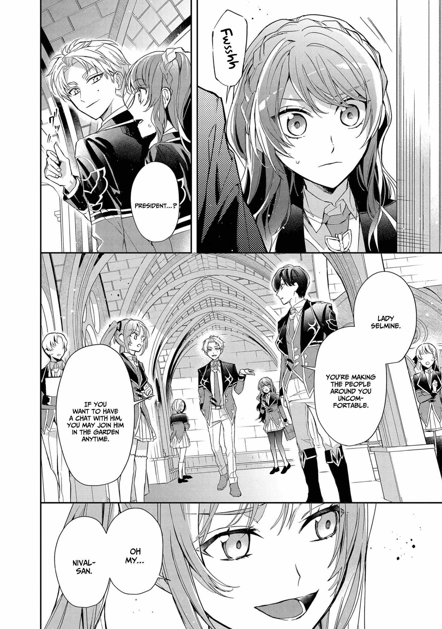 If the villainess and the villain were to meet and fall in love ~It seems the shunned heroine who formed a contract with an unnamed spirit is fighting with the nobleman yet again~ Chapter 8 page 28 - 