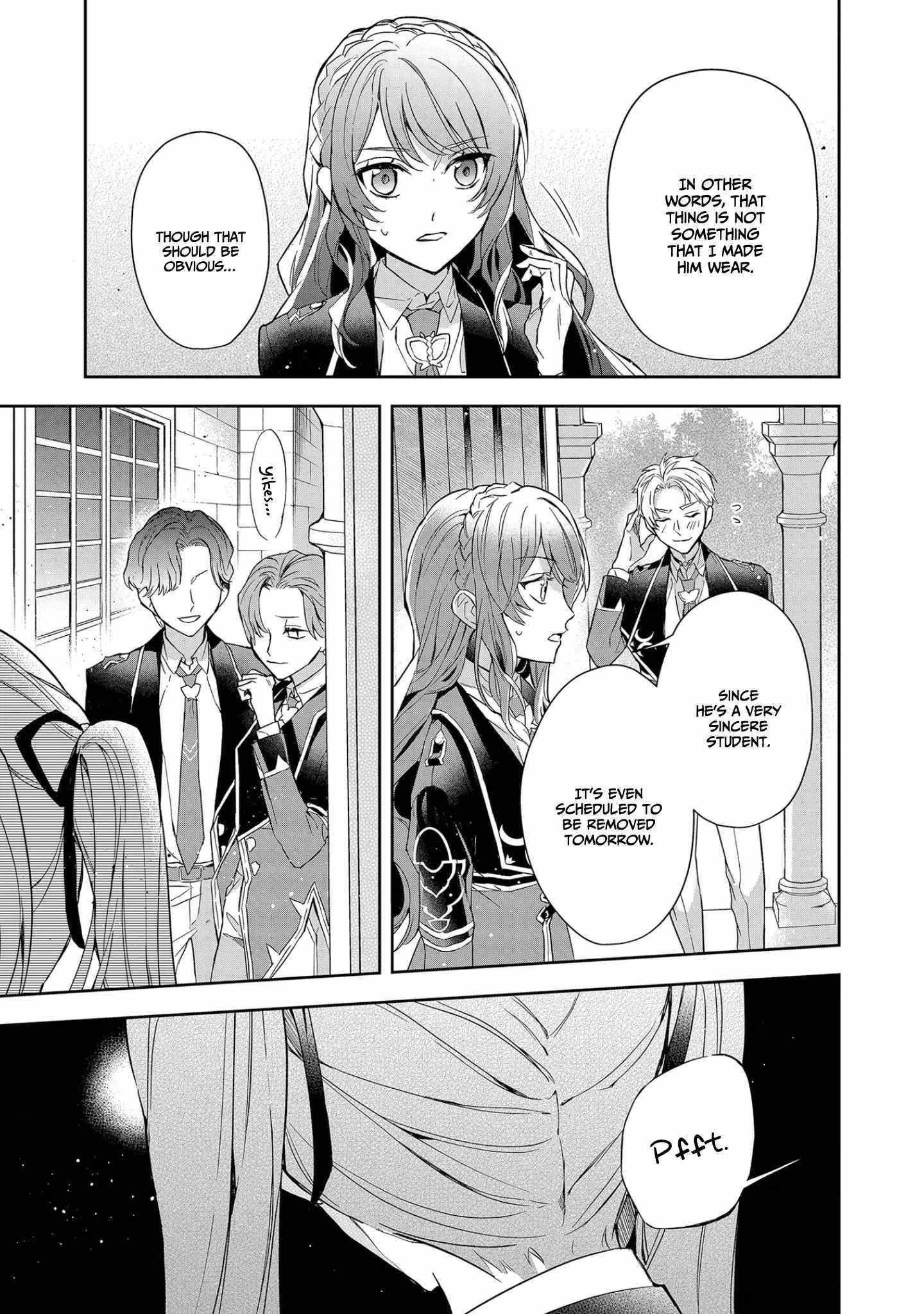 If the villainess and the villain were to meet and fall in love ~It seems the shunned heroine who formed a contract with an unnamed spirit is fighting with the nobleman yet again~ Chapter 8 page 31 - 
