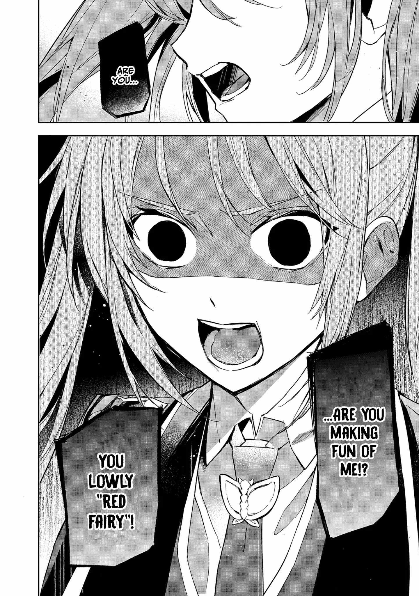 If the villainess and the villain were to meet and fall in love ~It seems the shunned heroine who formed a contract with an unnamed spirit is fighting with the nobleman yet again~ Chapter 8 page 32 - 