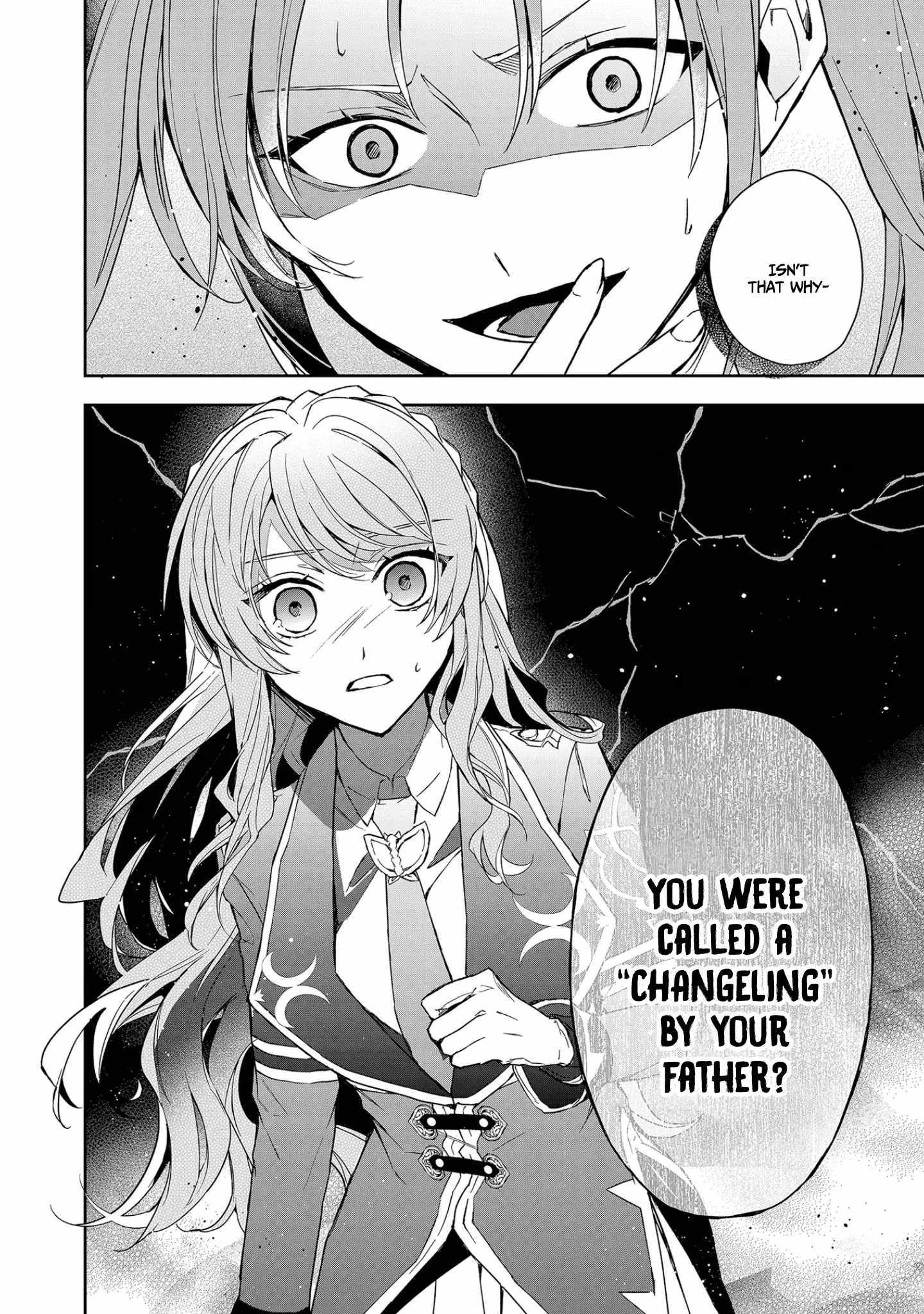 If the villainess and the villain were to meet and fall in love ~It seems the shunned heroine who formed a contract with an unnamed spirit is fighting with the nobleman yet again~ Chapter 8 page 34 - 