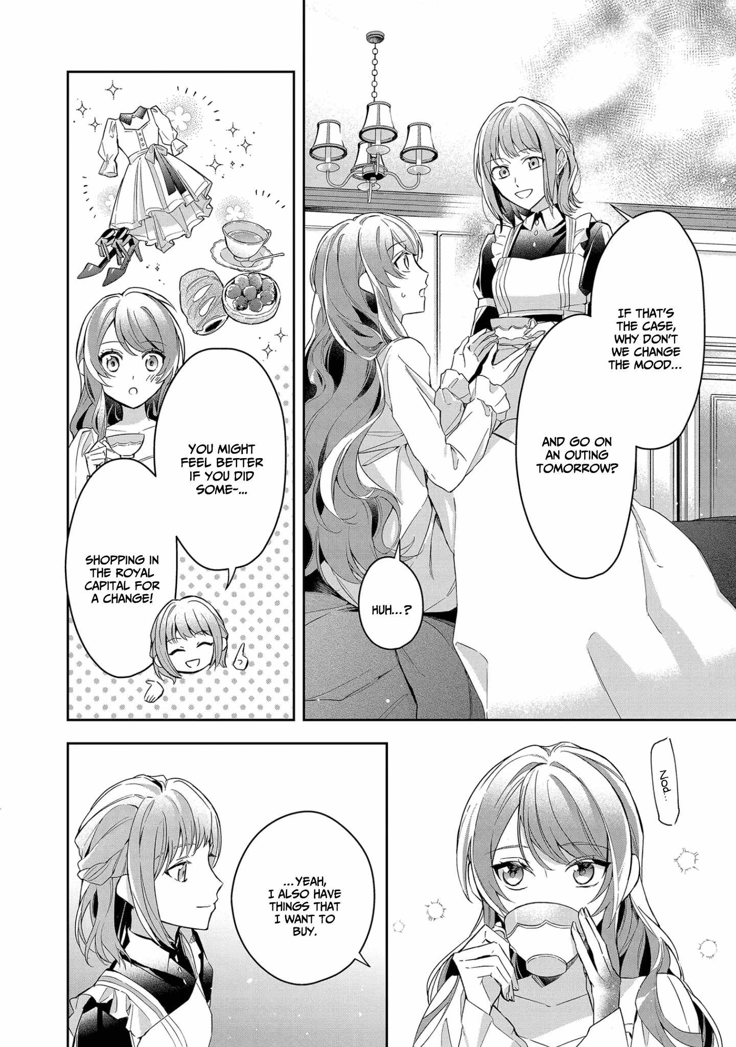 If the villainess and the villain were to meet and fall in love ~It seems the shunned heroine who formed a contract with an unnamed spirit is fighting with the nobleman yet again~ Chapter 9 page 29 - 