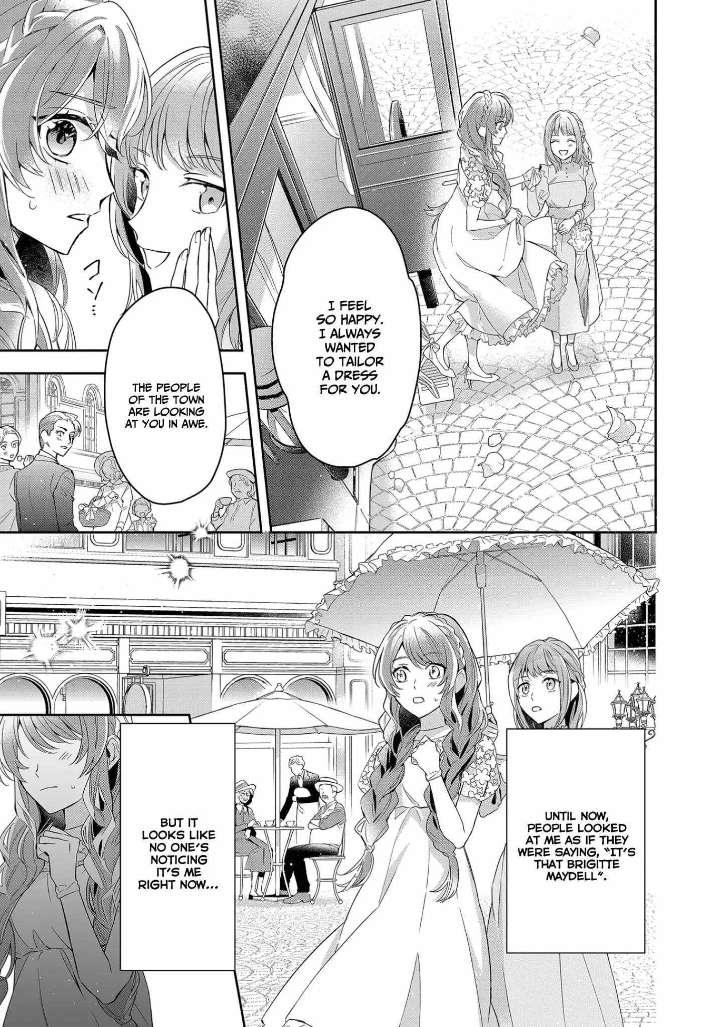 If the villainess and the villain were to meet and fall in love ~It seems the shunned heroine who formed a contract with an unnamed spirit is fighting with the nobleman yet again~ Chapter 9 page 32 - 