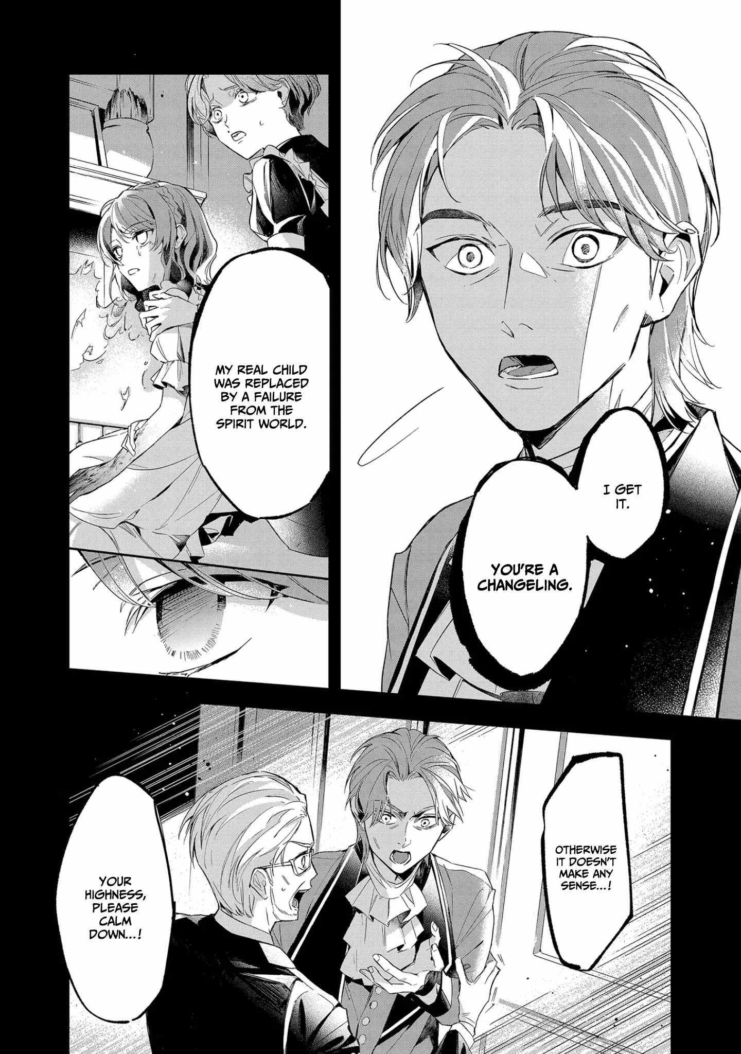 If the villainess and the villain were to meet and fall in love ~It seems the shunned heroine who formed a contract with an unnamed spirit is fighting with the nobleman yet again~ Chapter 9 page 5 - 